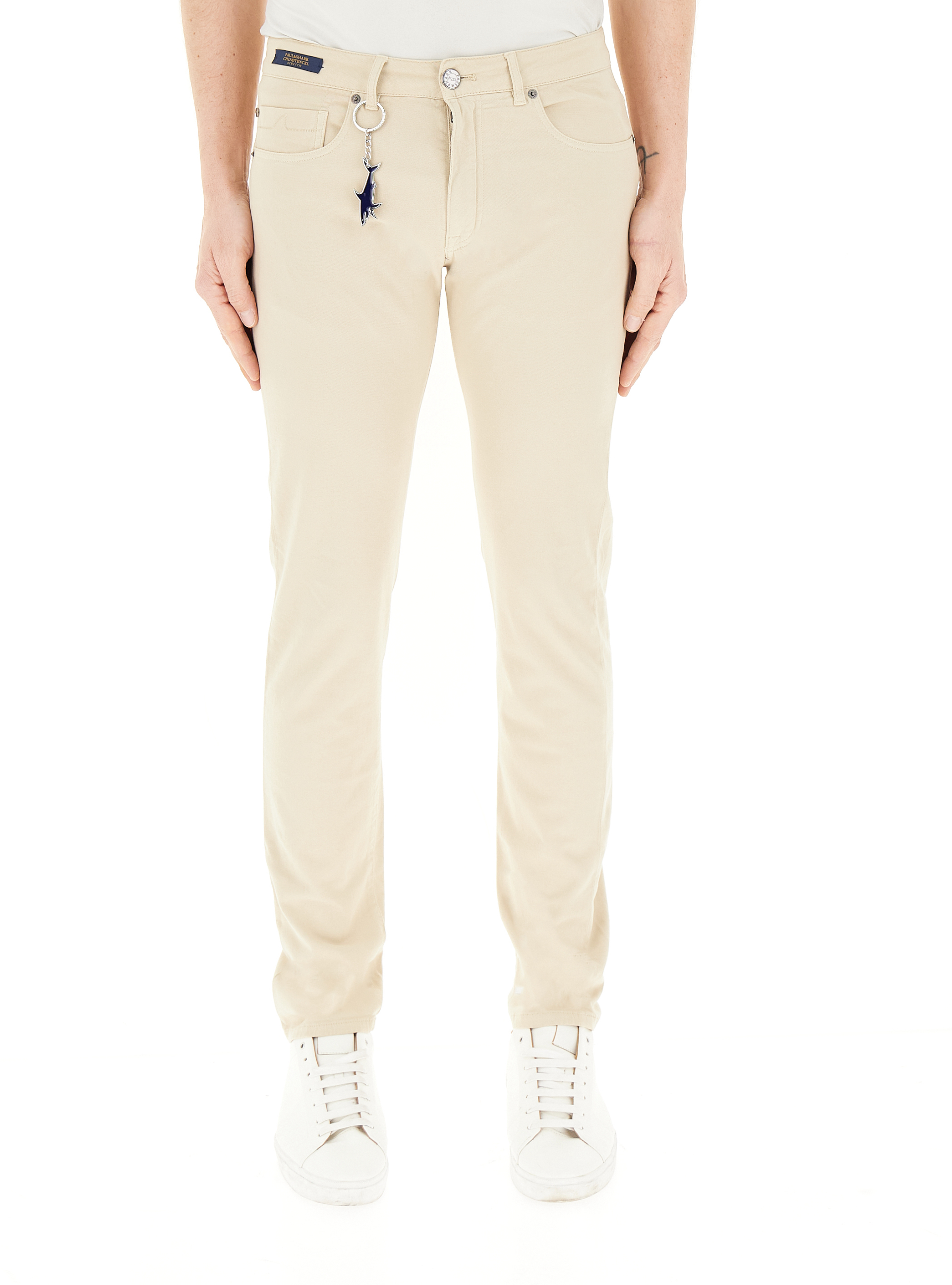 Pantalone misto lyocell BEIGE
