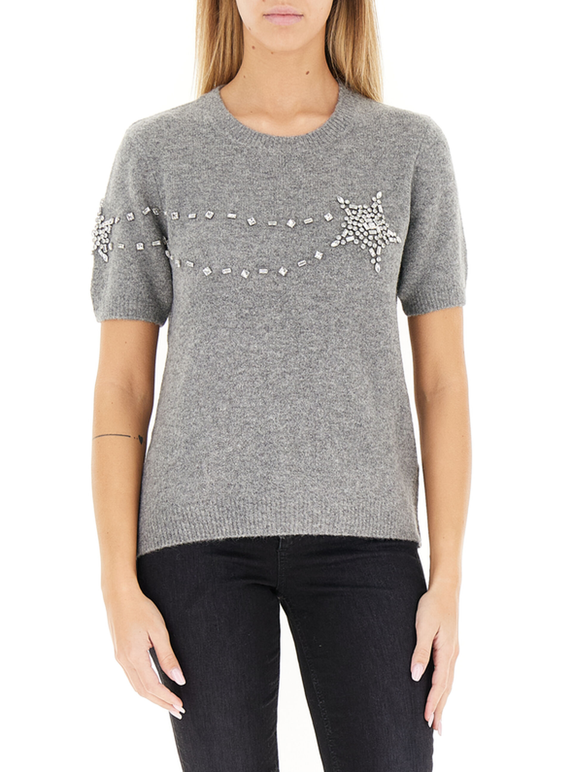 Maglione maniche corte GRIGIO S
