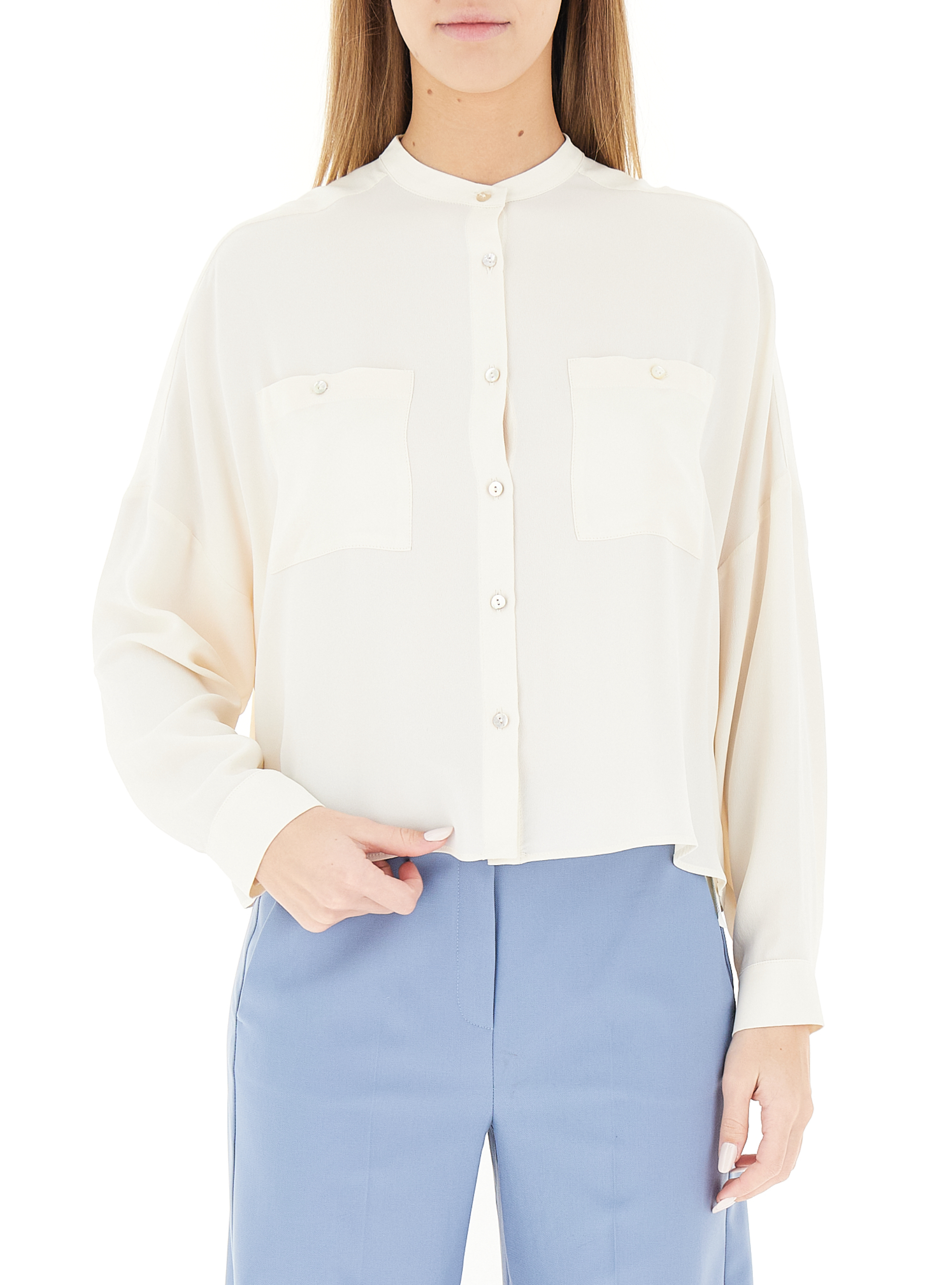 Camicia misto seta BURRO 38
