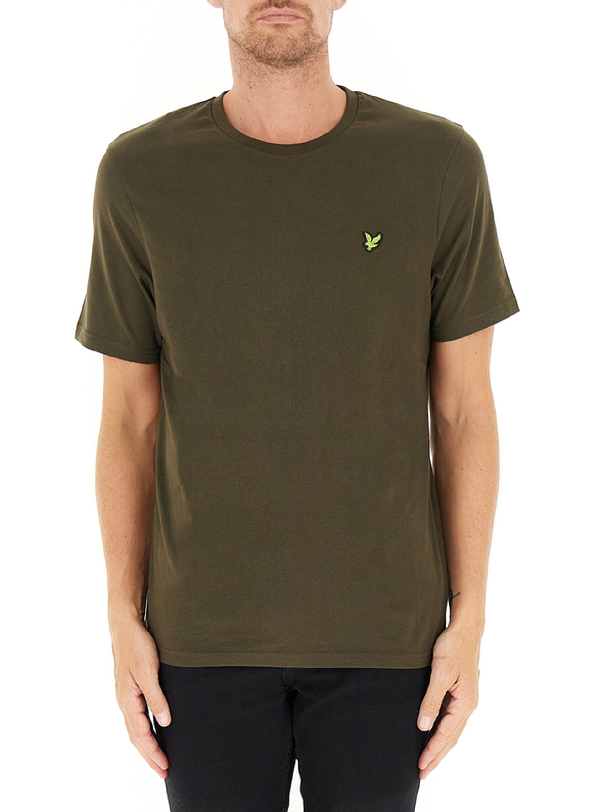 T-shirt in cotone VERDE OLIVA