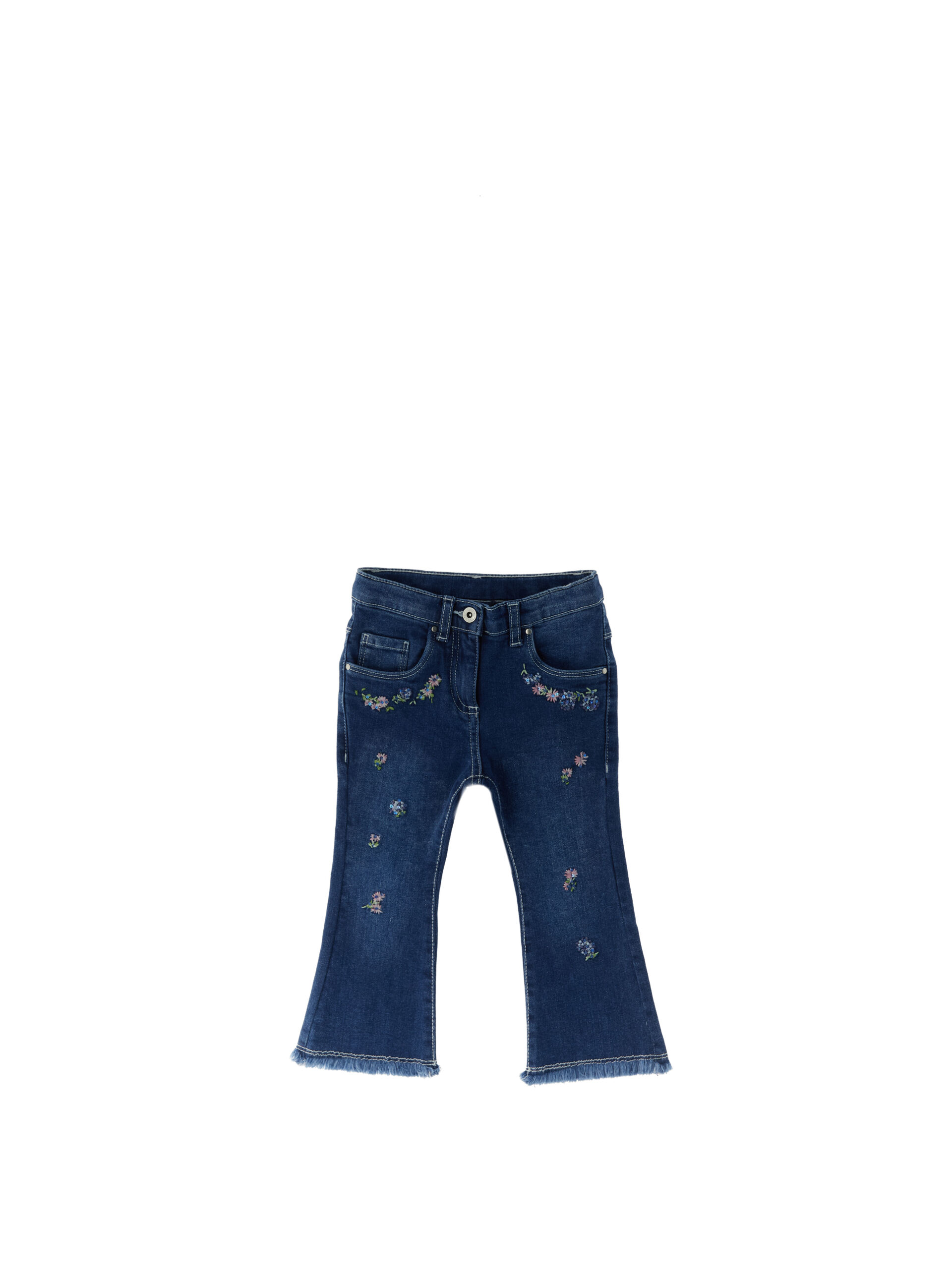 IDO Jeans con ricami BLU SCURO