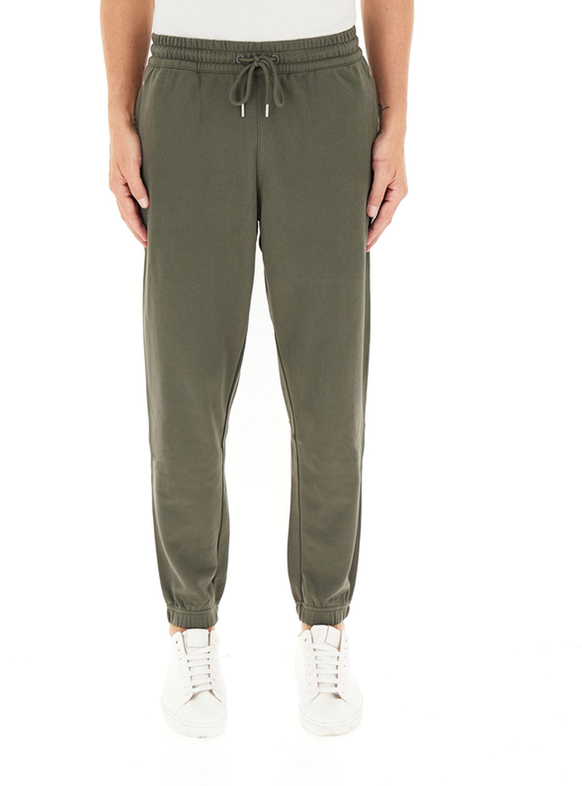 Pantalone in felpa VERDE MILITARE M