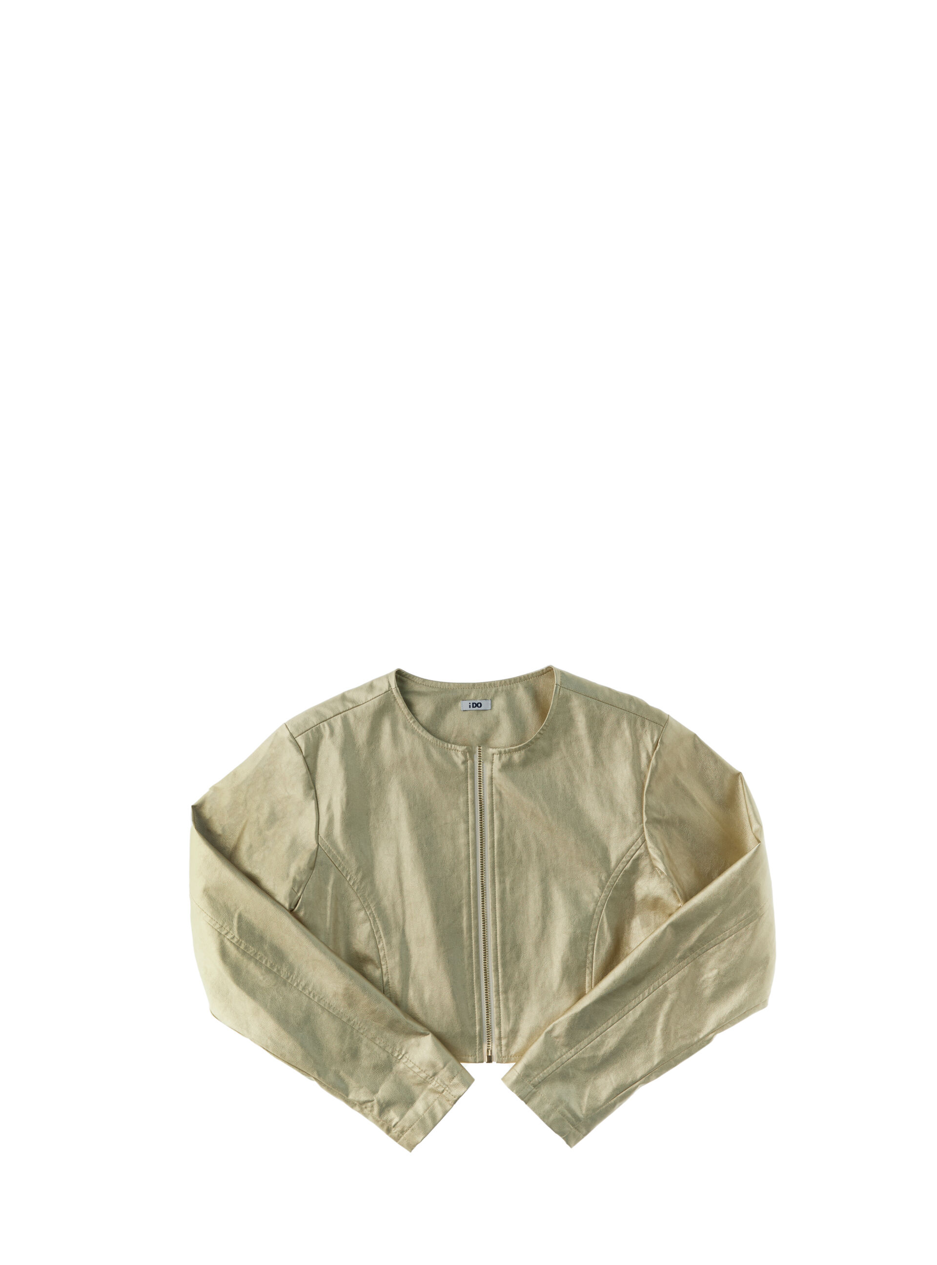 IDO Giacca in similpelle ORO