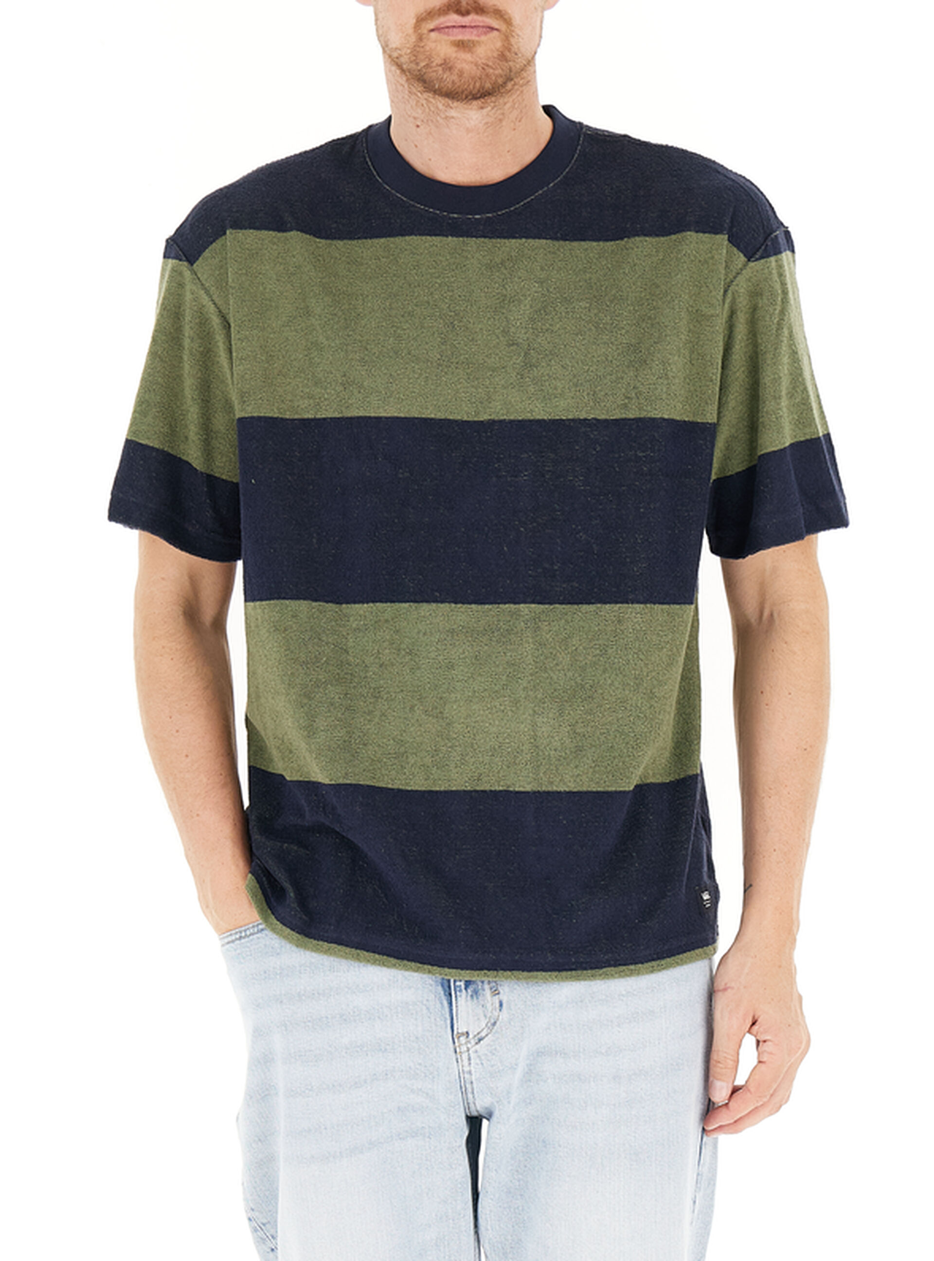 T-shirt in spugna VERDE MILITARE L
