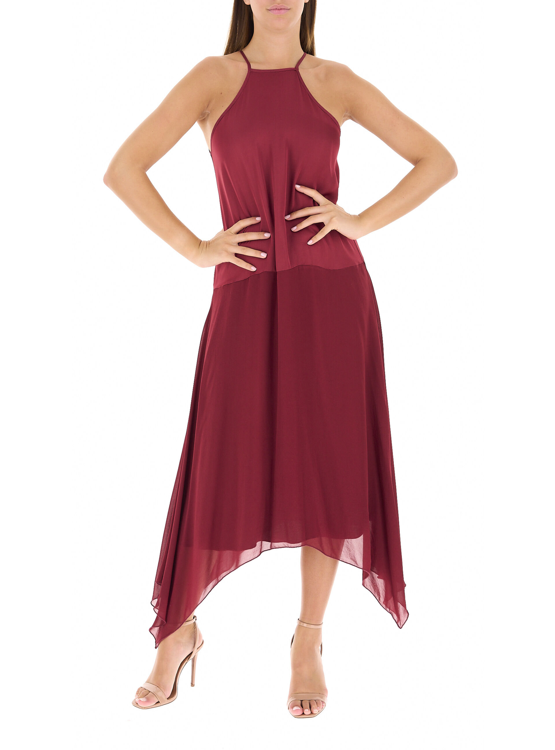 Dixie Abito halter BORDEAUX M