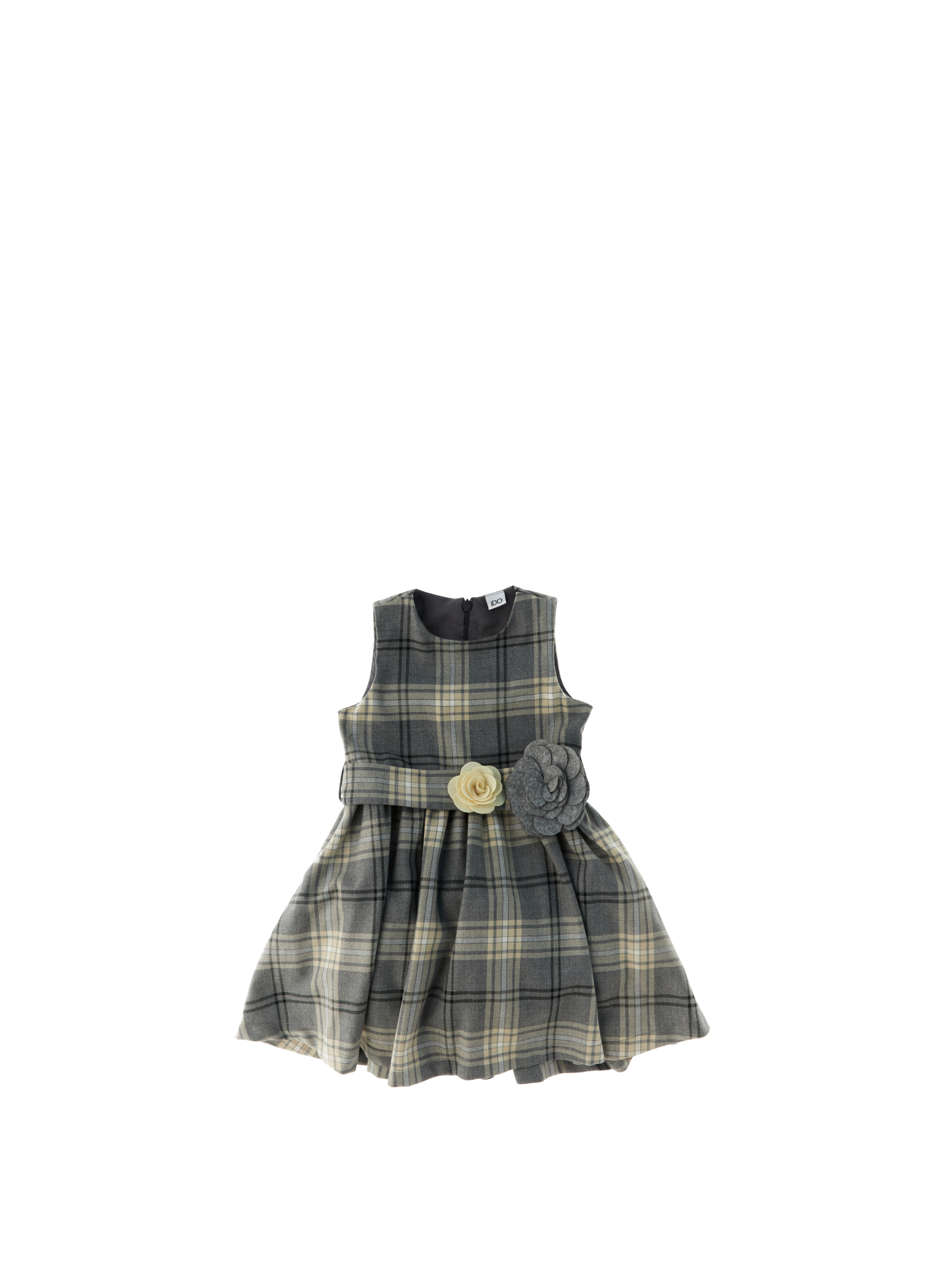 IDO Abito con cintura GRIGIO