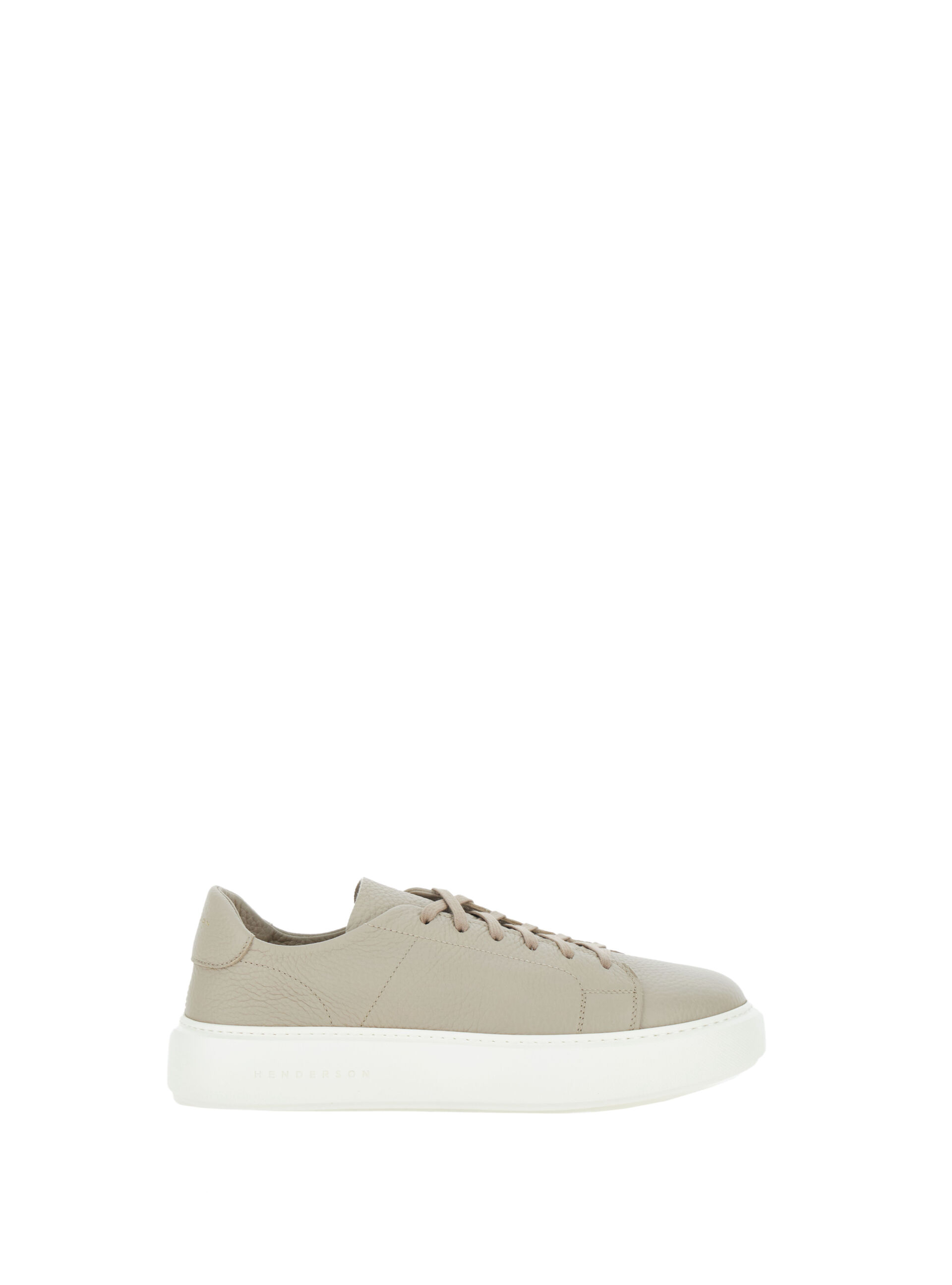 HENDERSON Sneakers Pelle ECRU 44