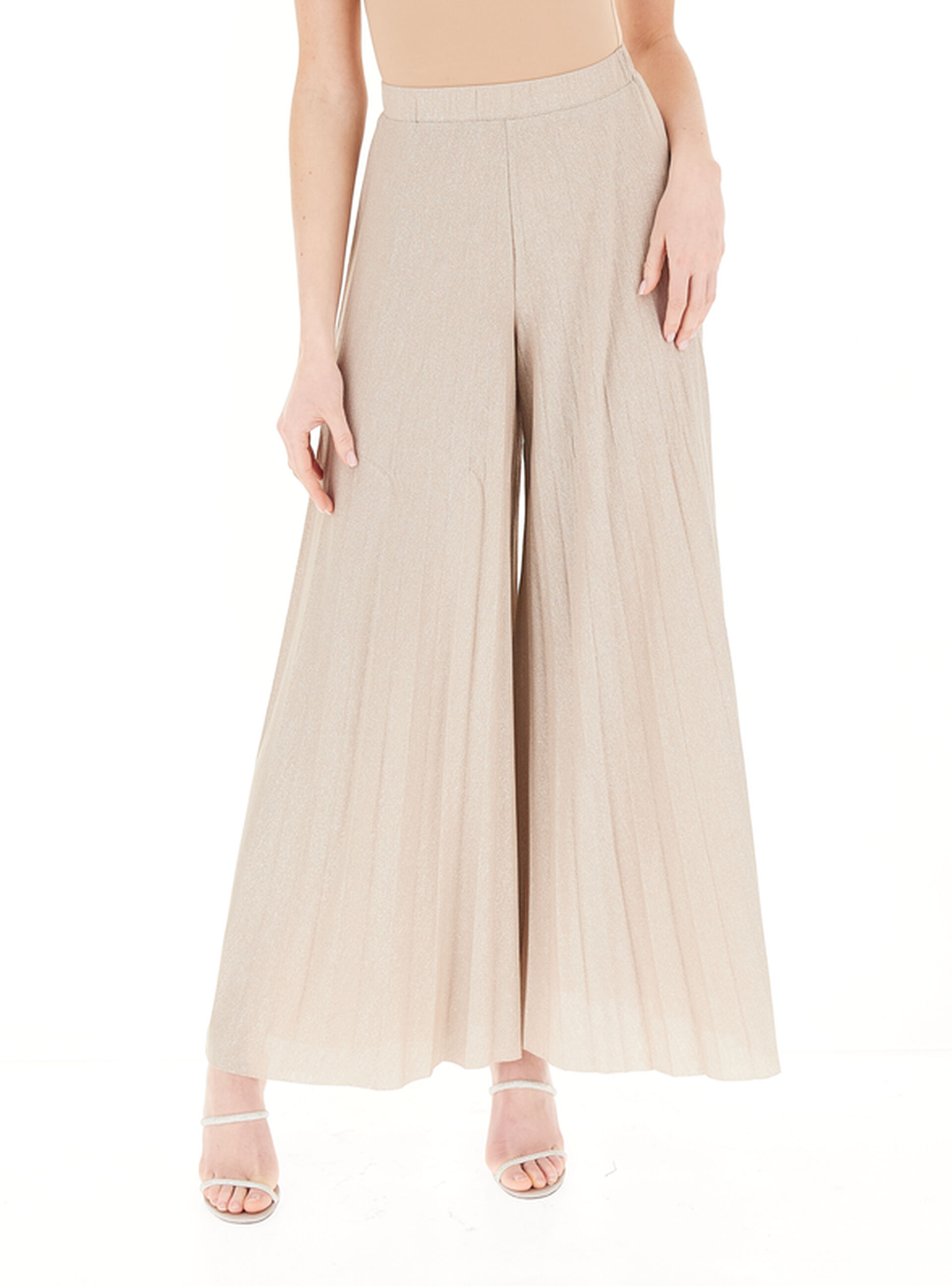 Pantalone a palazzo BEIGE L