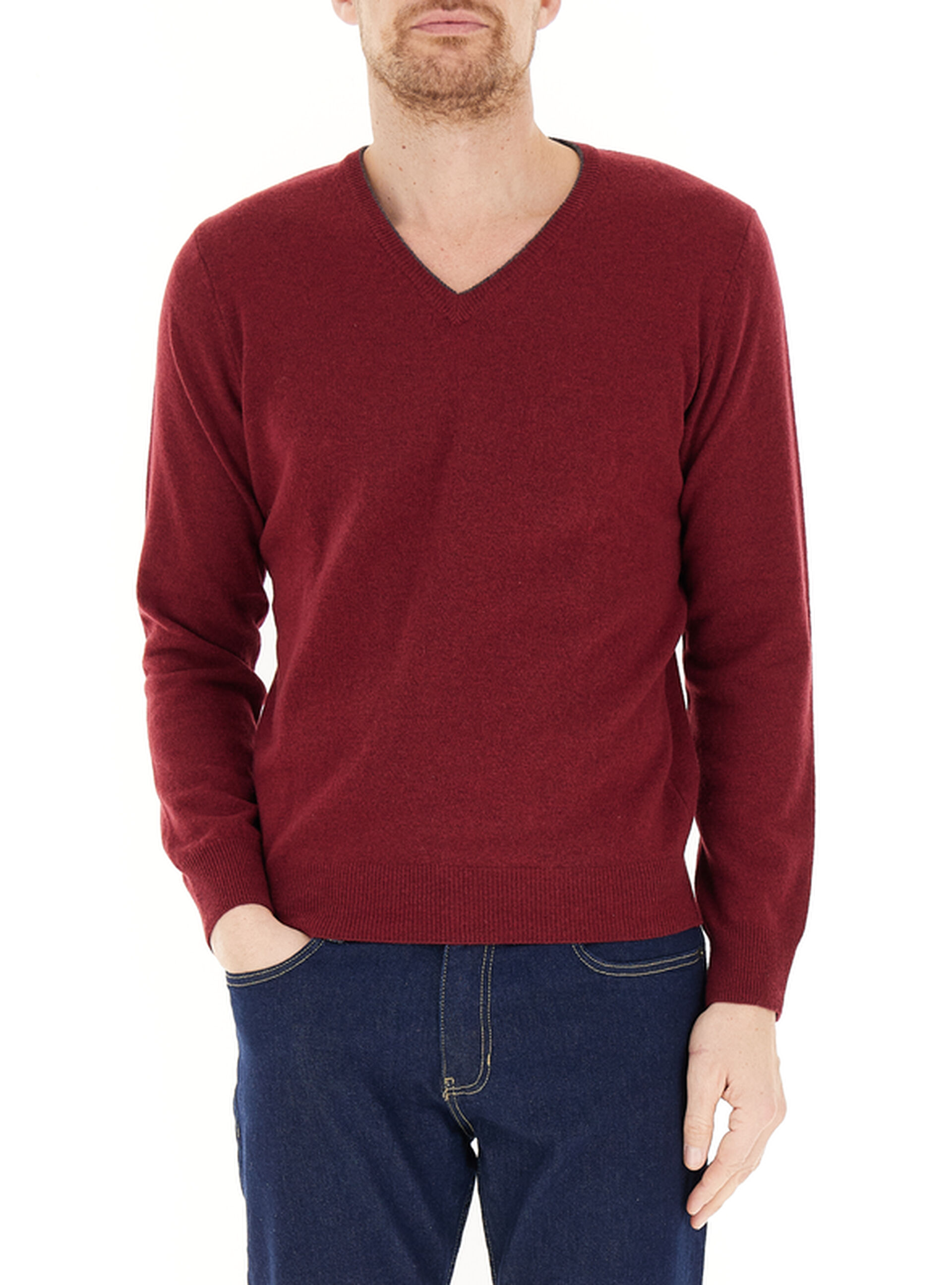 Maglione misto lana BORDEAUX