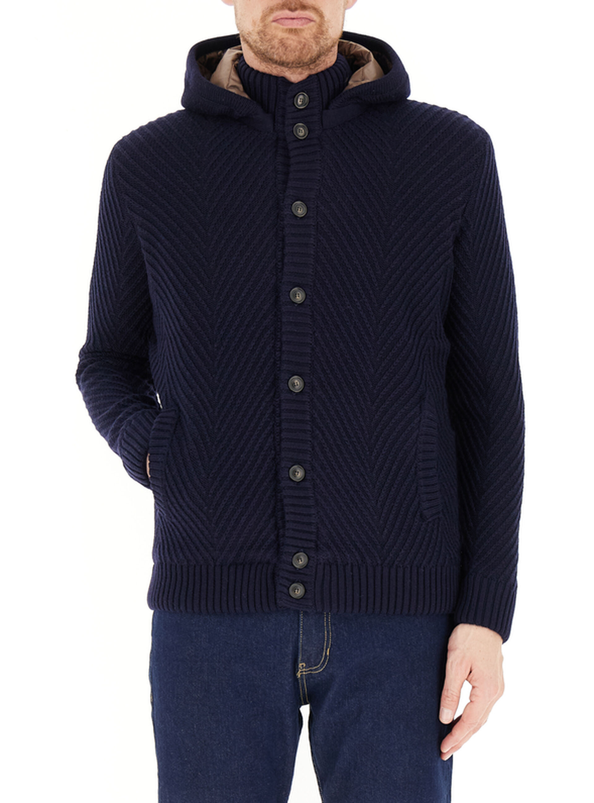 Giacca misto lana BLU NAVY