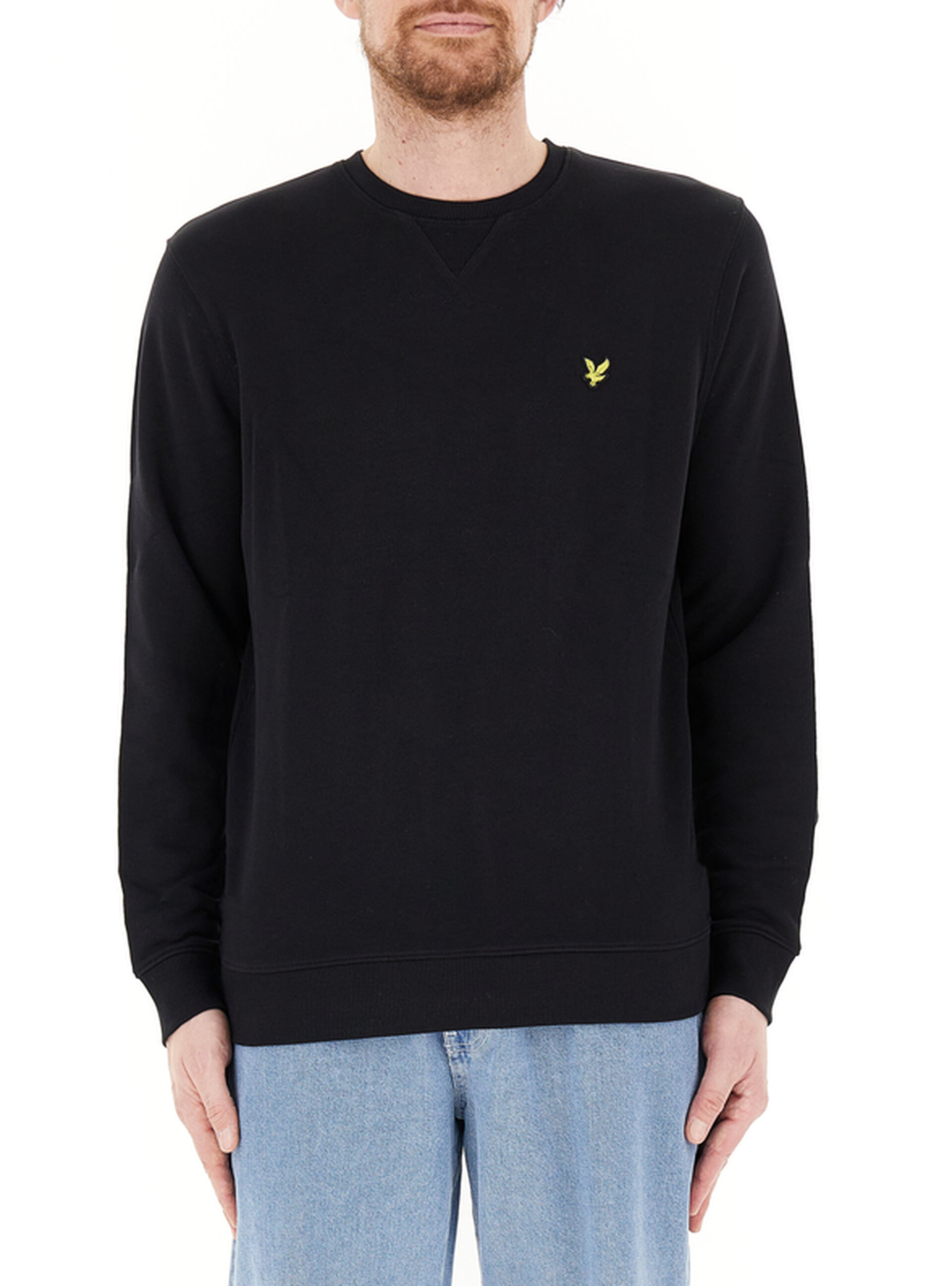 Lyle & Scott Felpa girocollo NERO