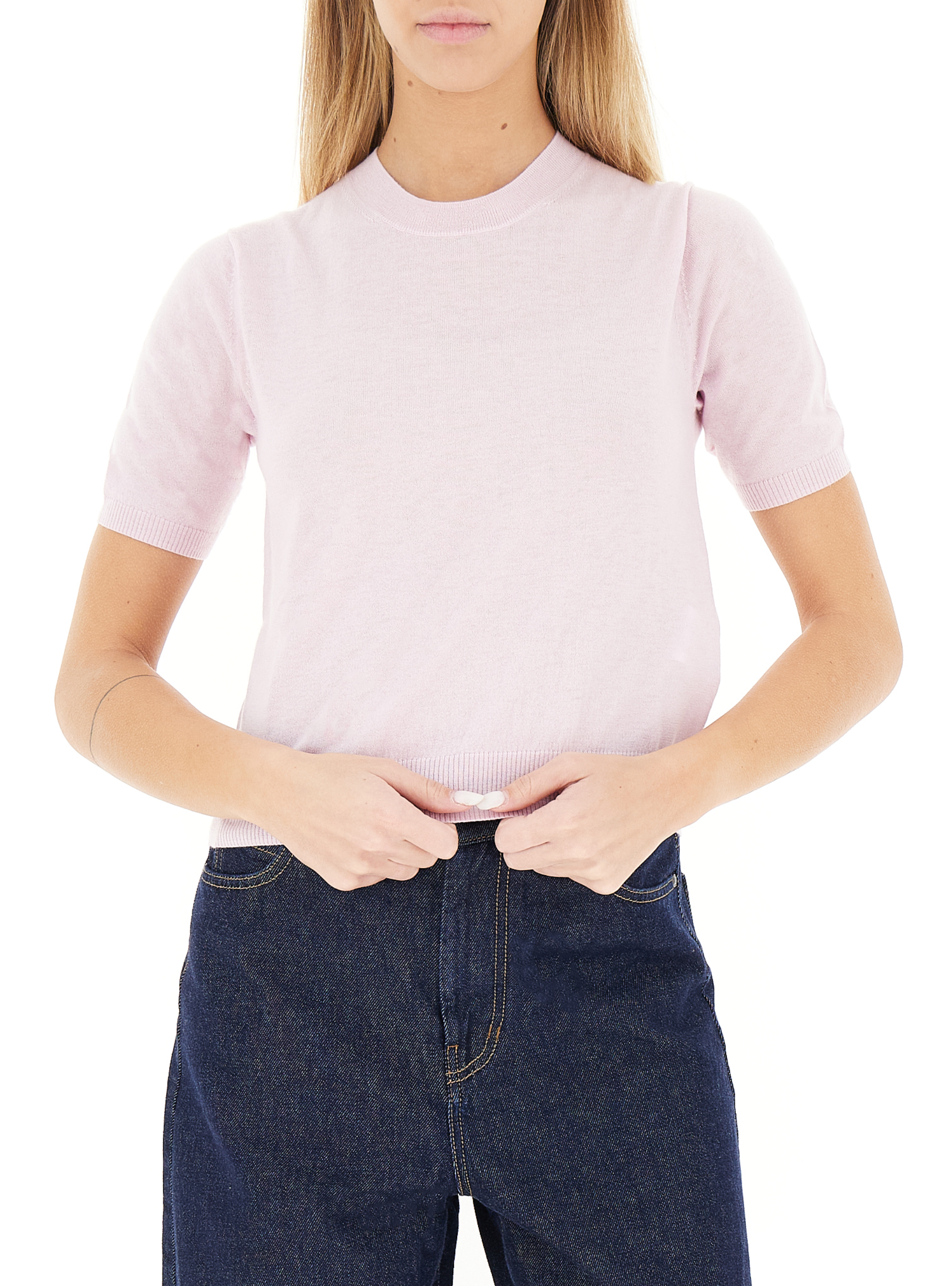 Maglia misto cashmere ROSA