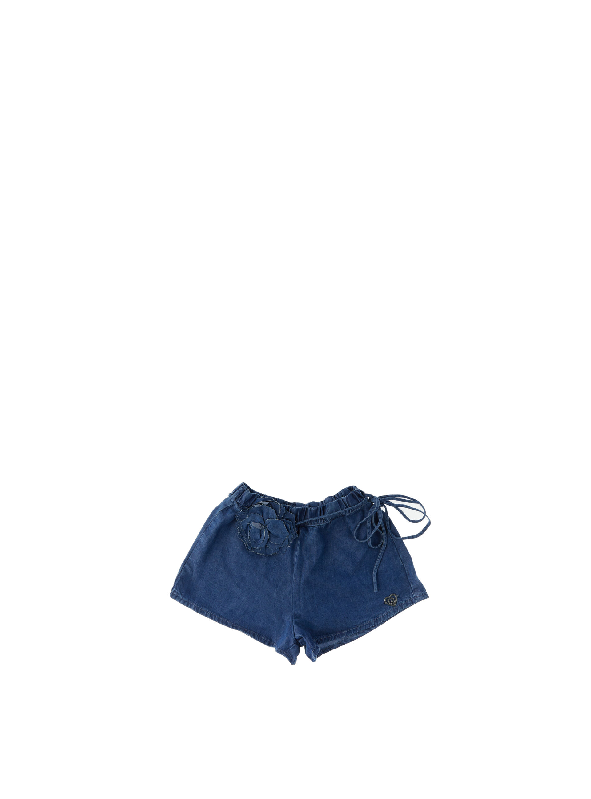 Shorts con cinturino BABY BLU 6A