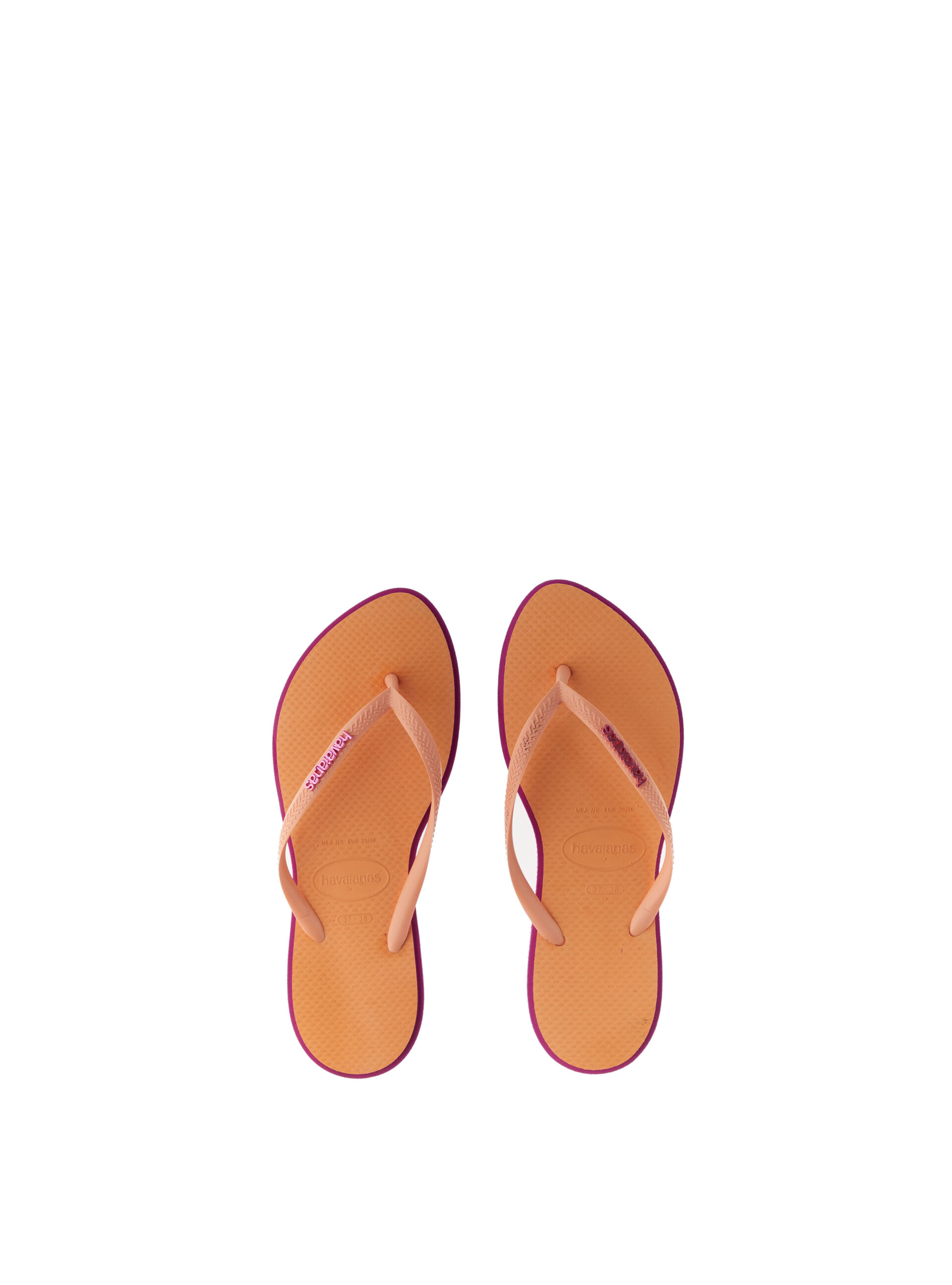 Infradito in gomma ARANCIO CHIARO 37/38