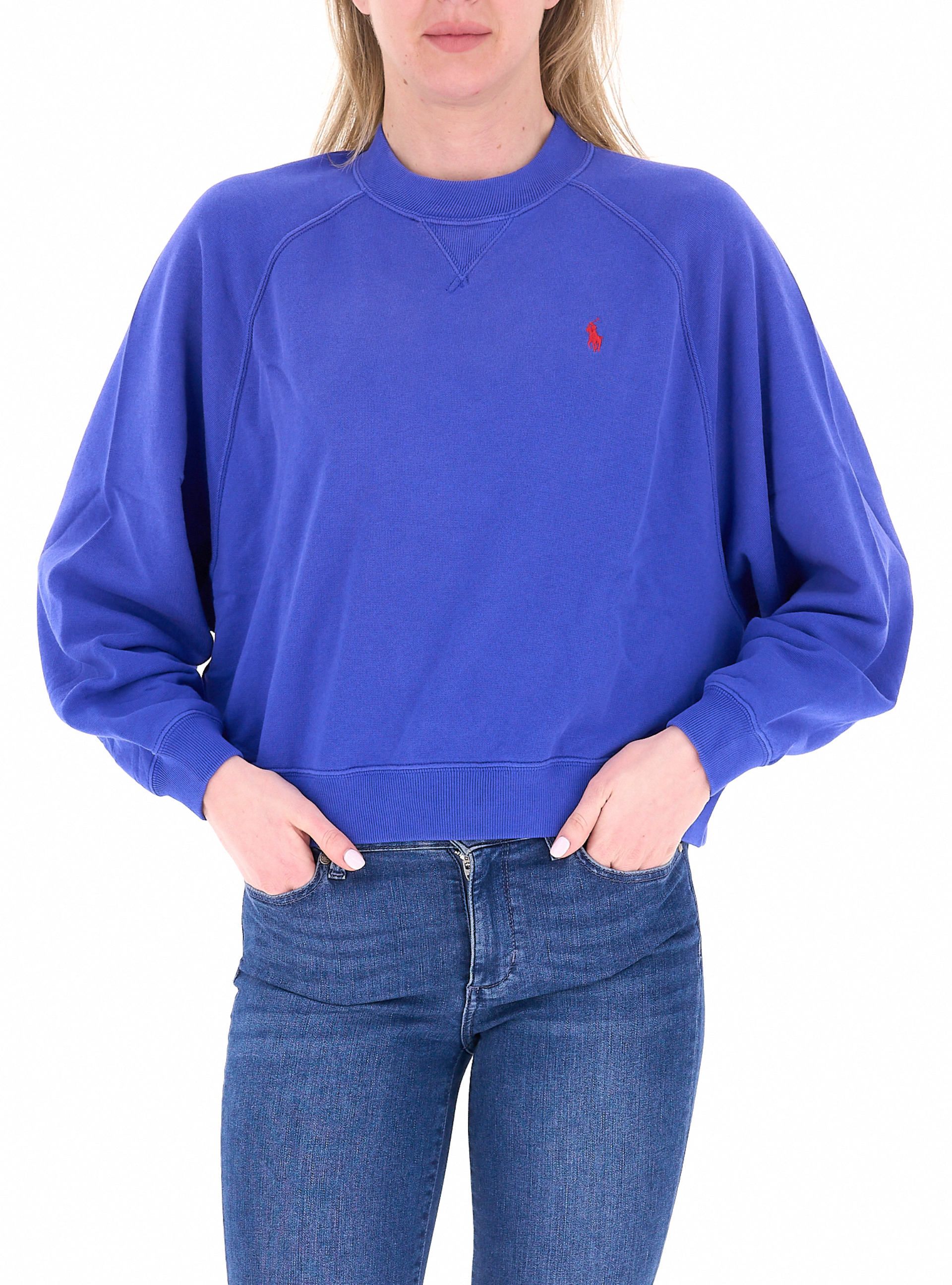 Felpa girocollo POLO BLU