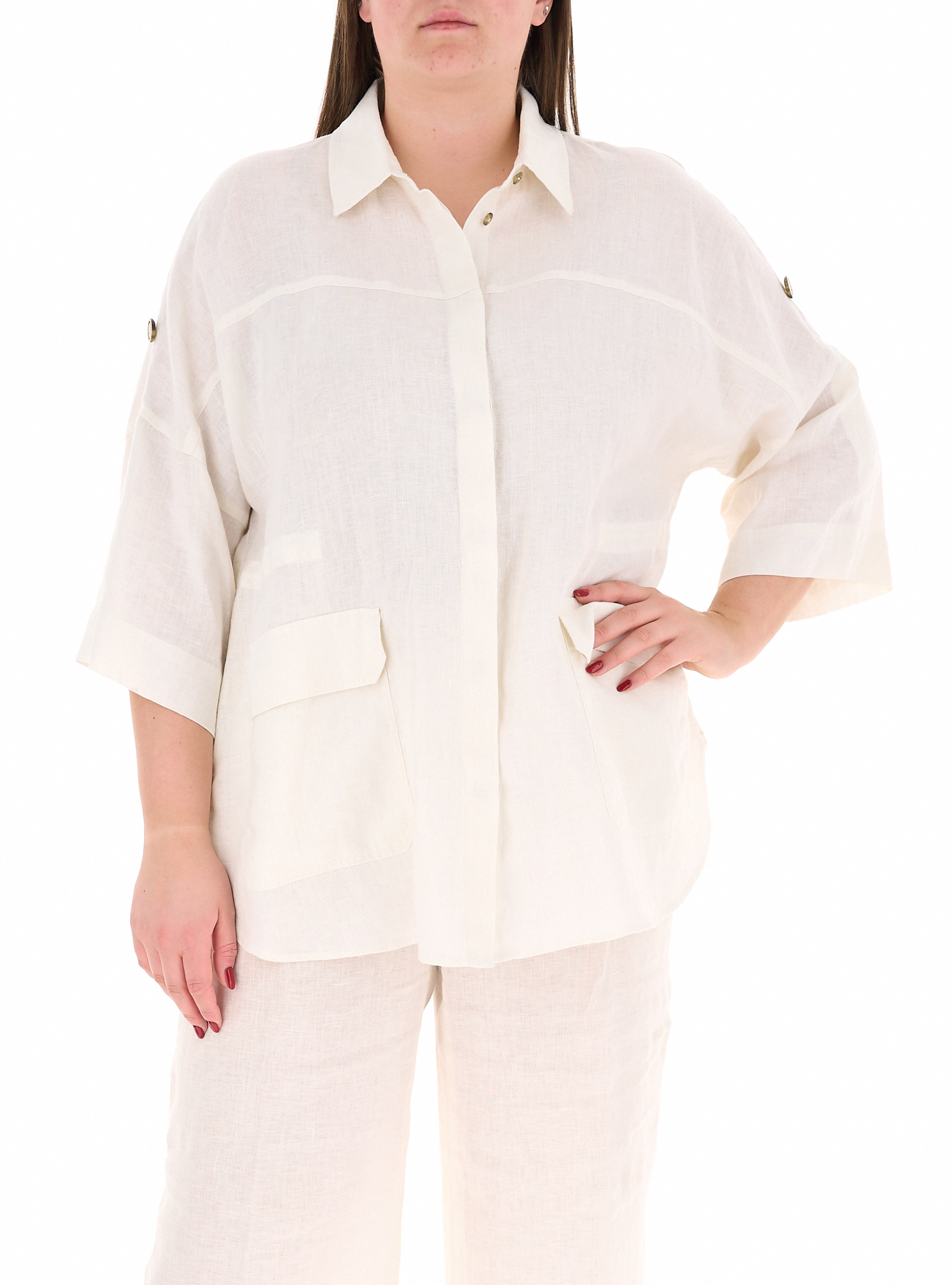 Camicia in lino PANNA 17