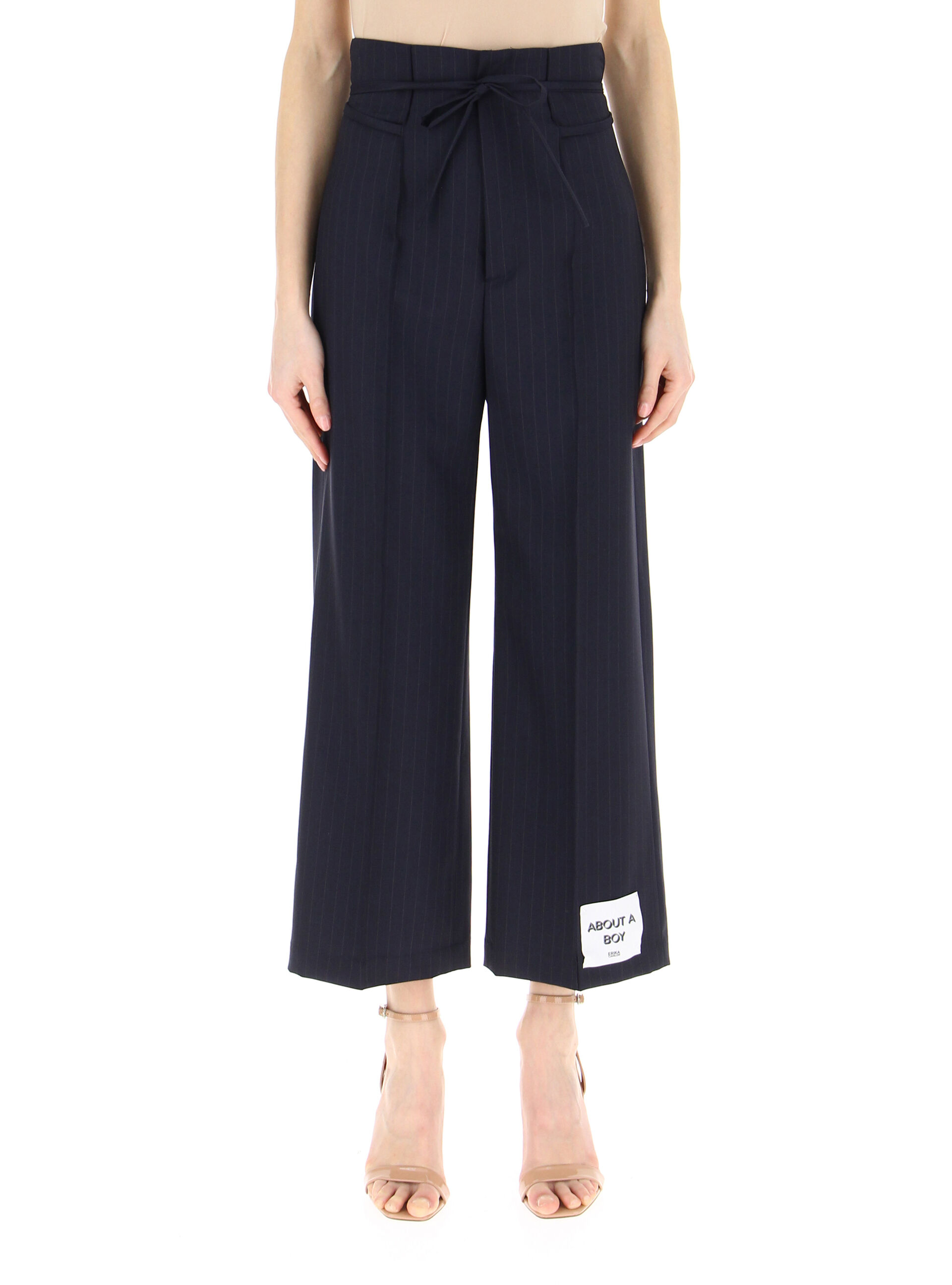 Pantalone gamba dritta BLU