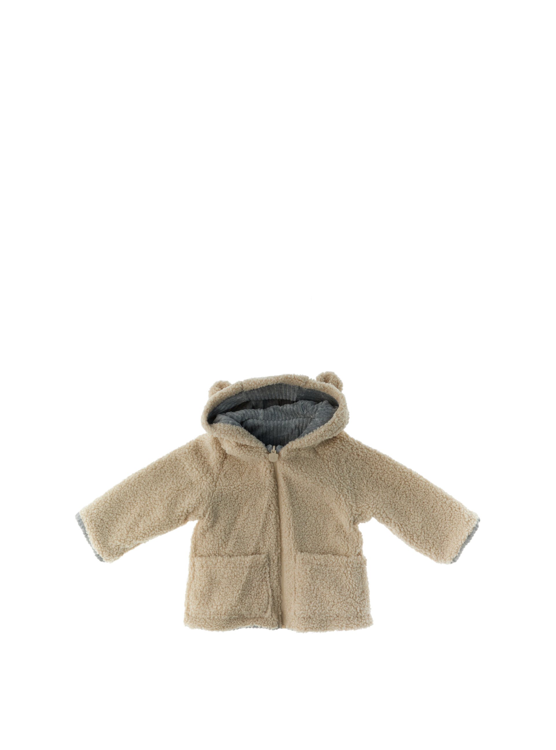 Giubbino teddy reversibile BEIGE