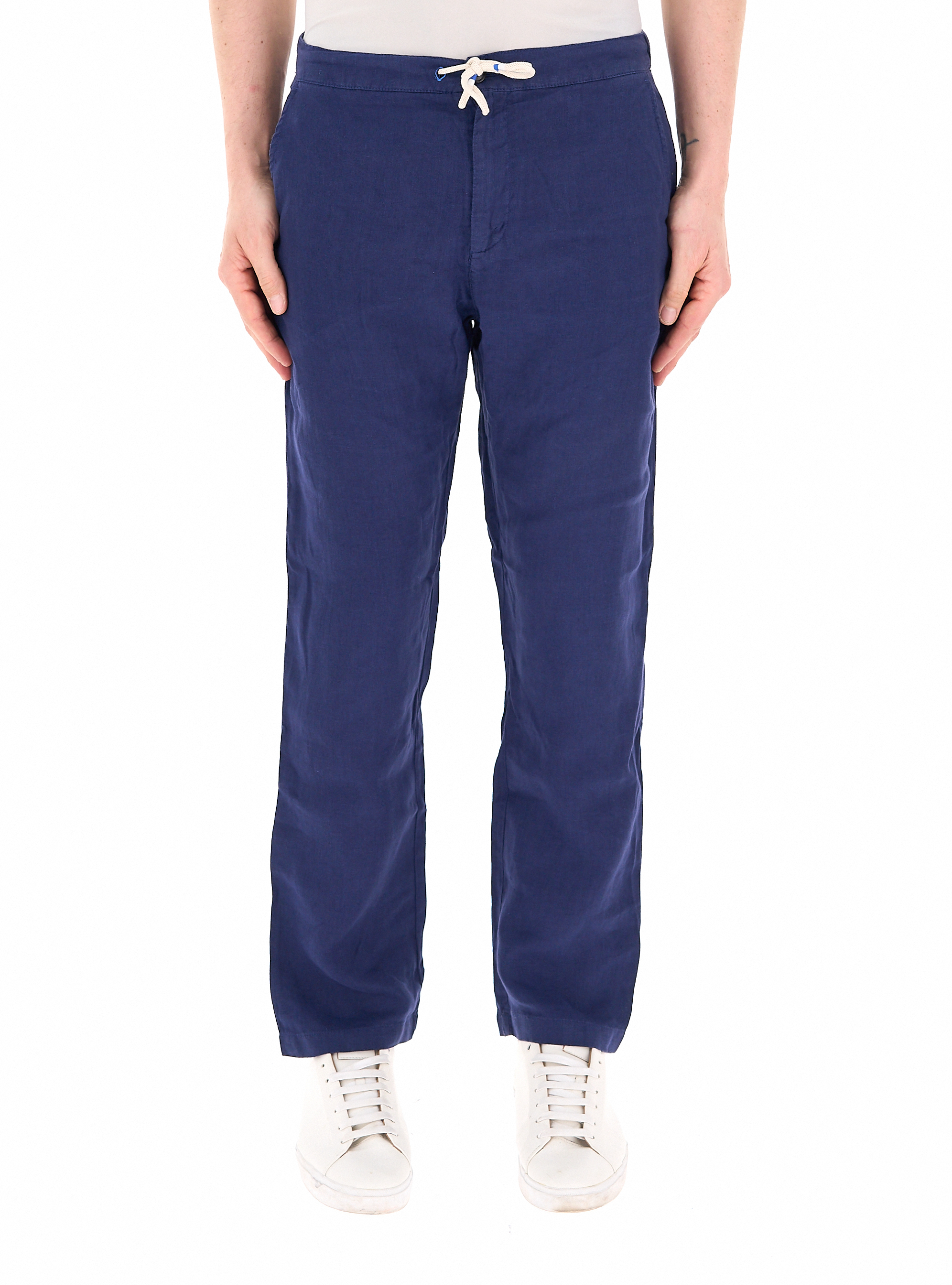 North Sails Pantalone in lino BLU