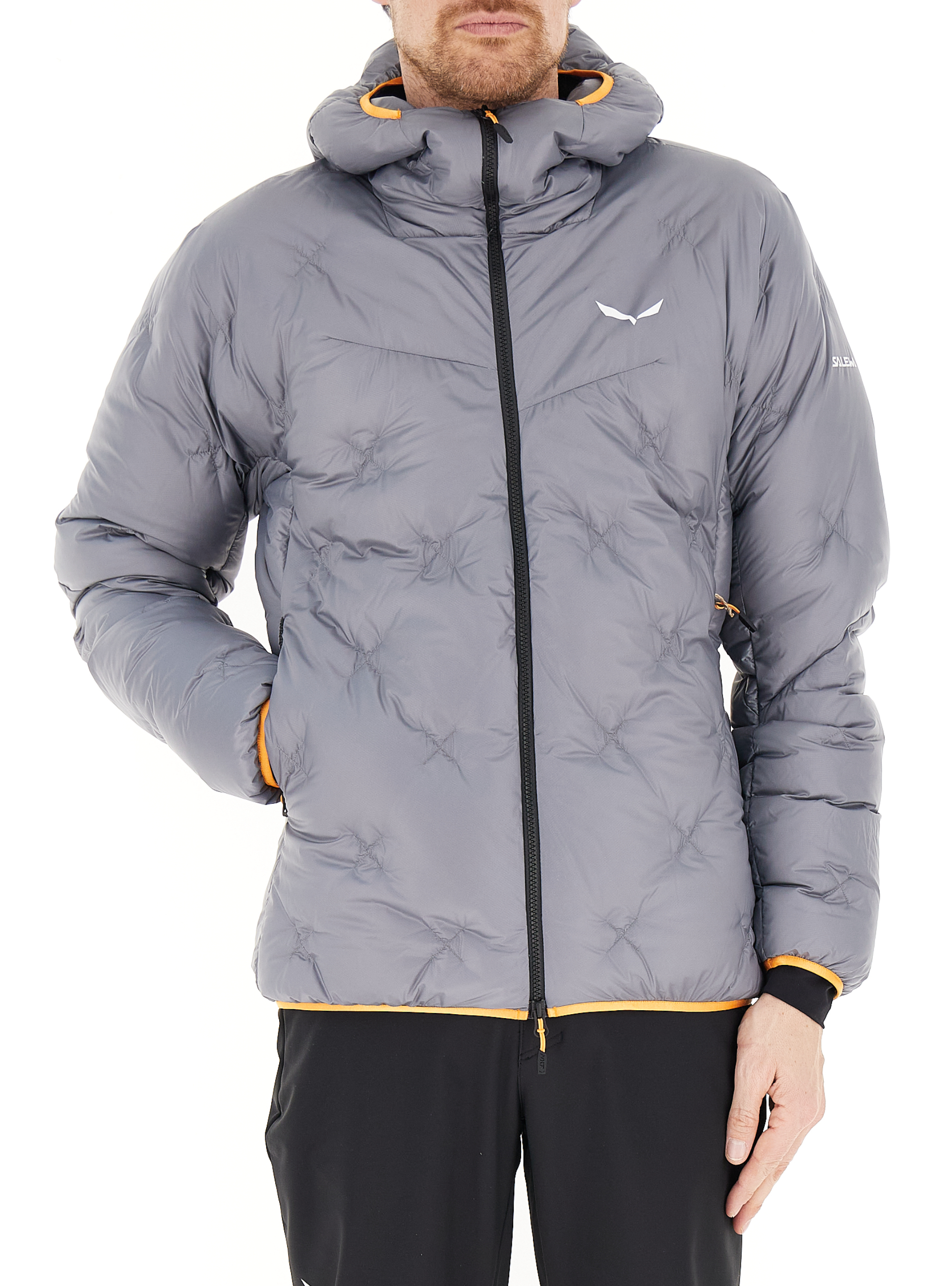 Piumino con cappuccio GRIGIO 52/XL