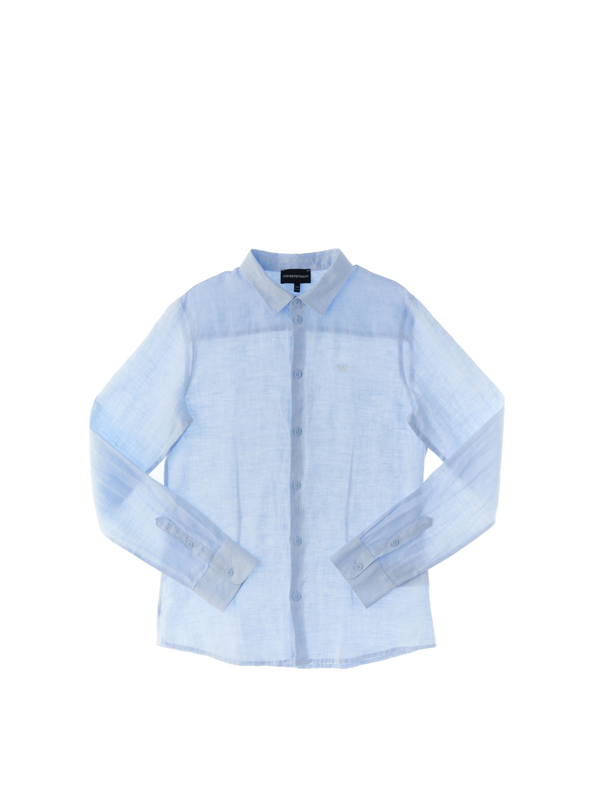 Camicia in lino BABY AZZURRO
