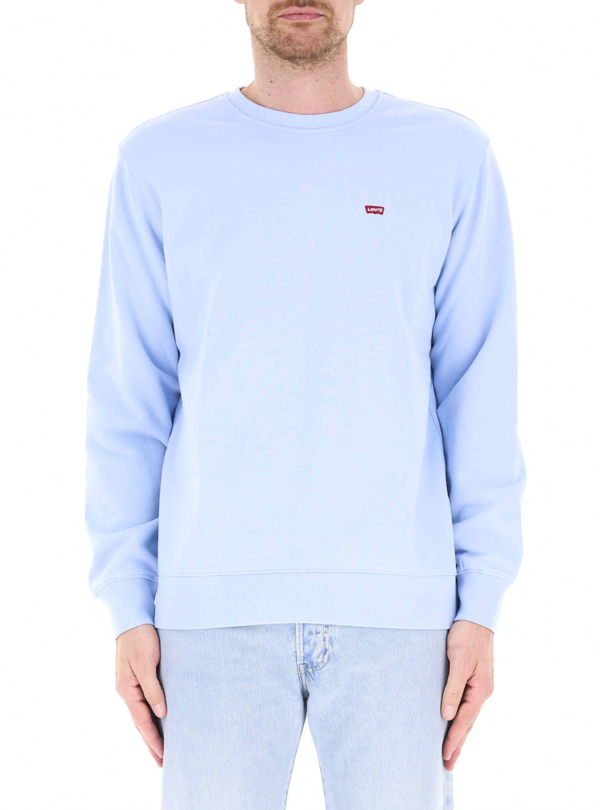 Felpa girocollo LEVI'S AZZURRO CHIARO L