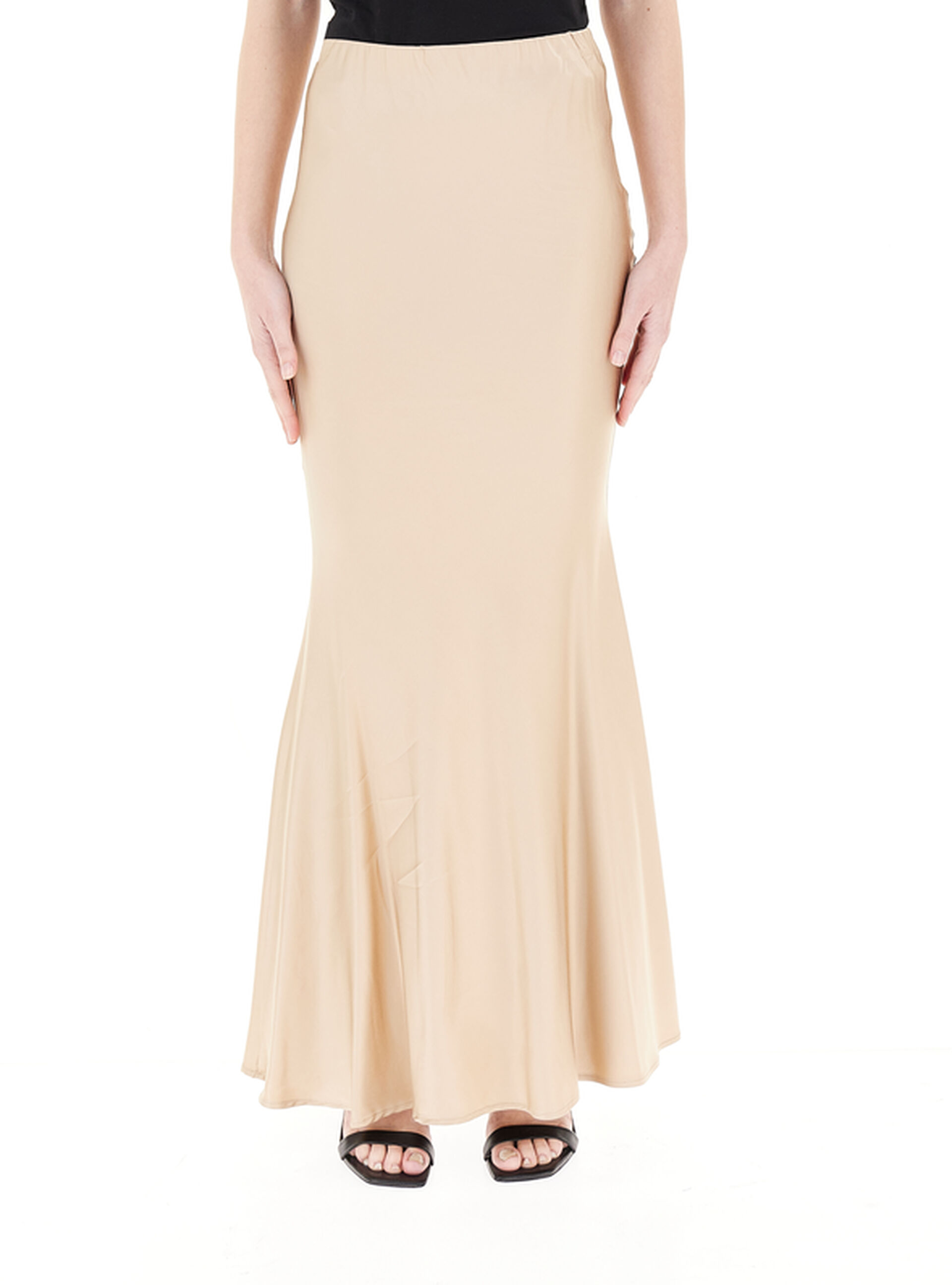VICOLO Gonna in viscosa BEIGE