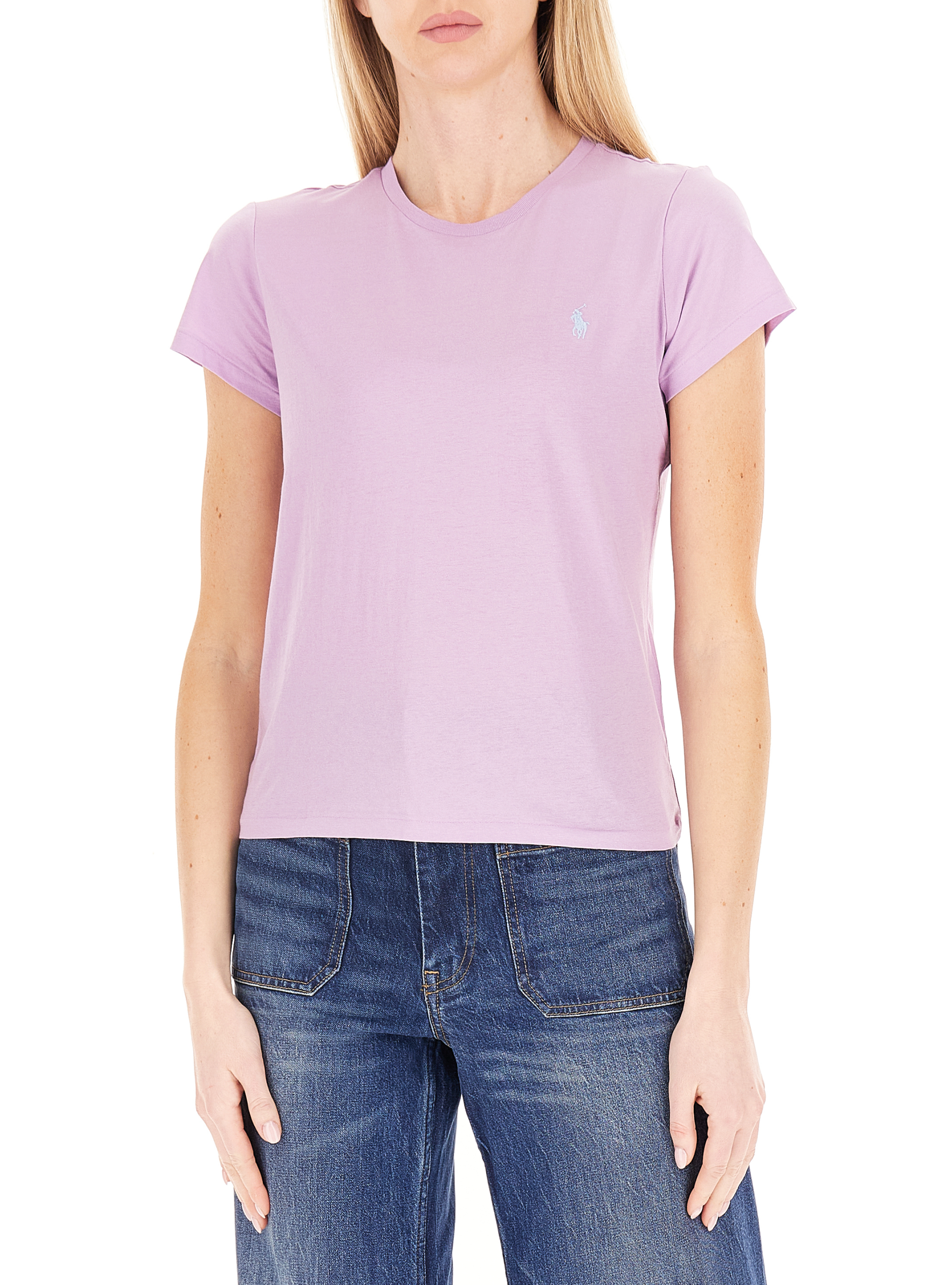 T-shirt girocollo POLO LILLA L