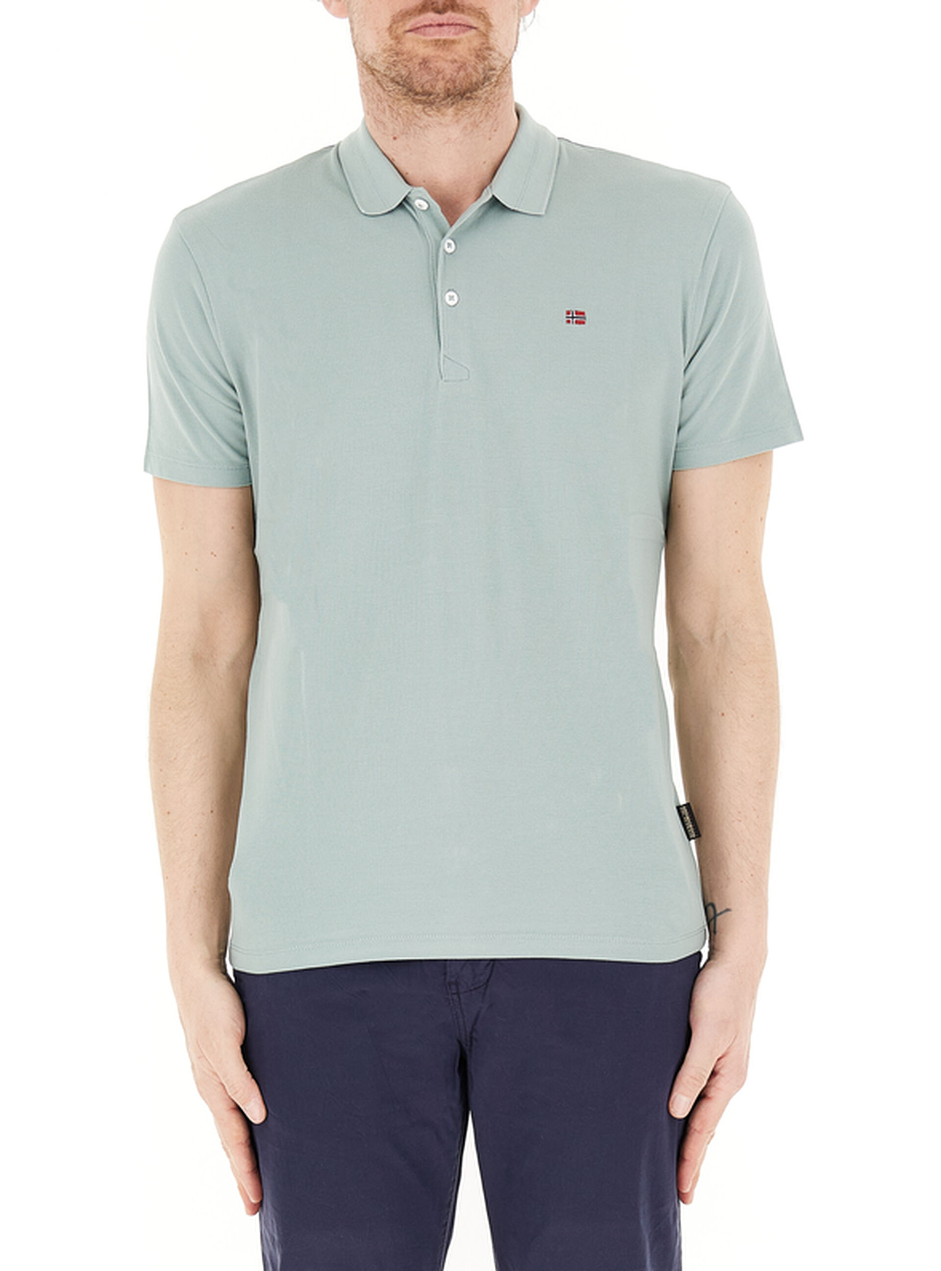 Polo maniche corte GRIGIO TÉ VERDE