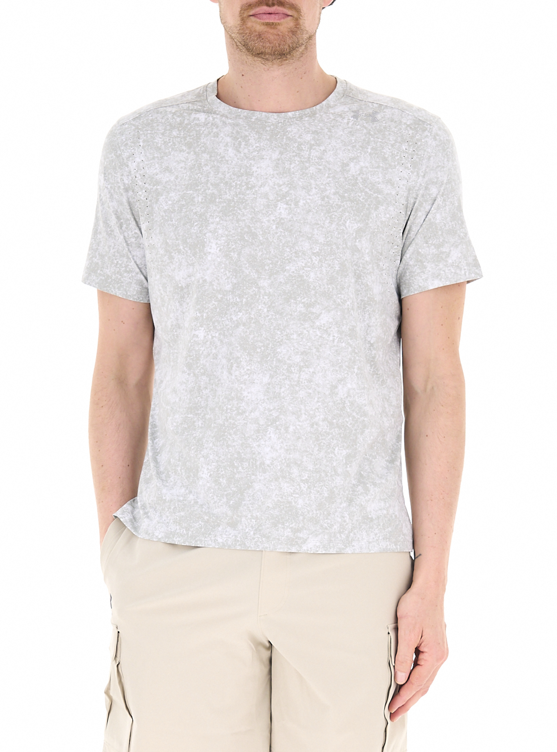 T-shirt tessuto tecnico GRIGIO CHIARO