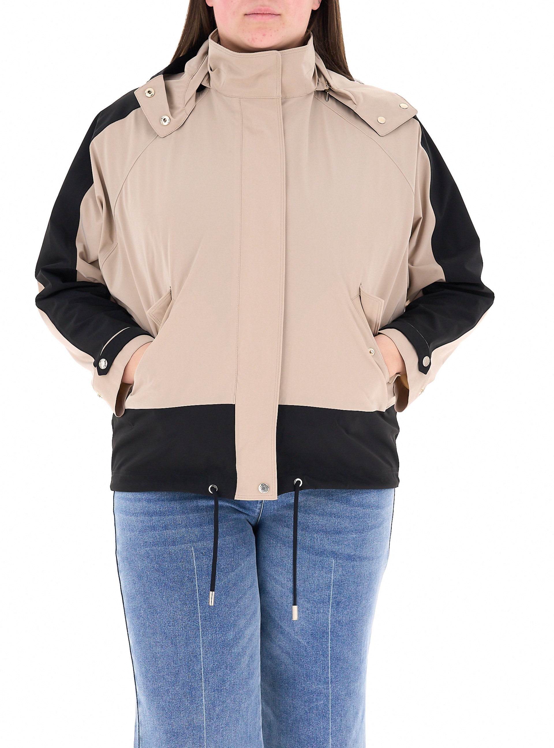 Giubbino con cappuccio BEIGE
