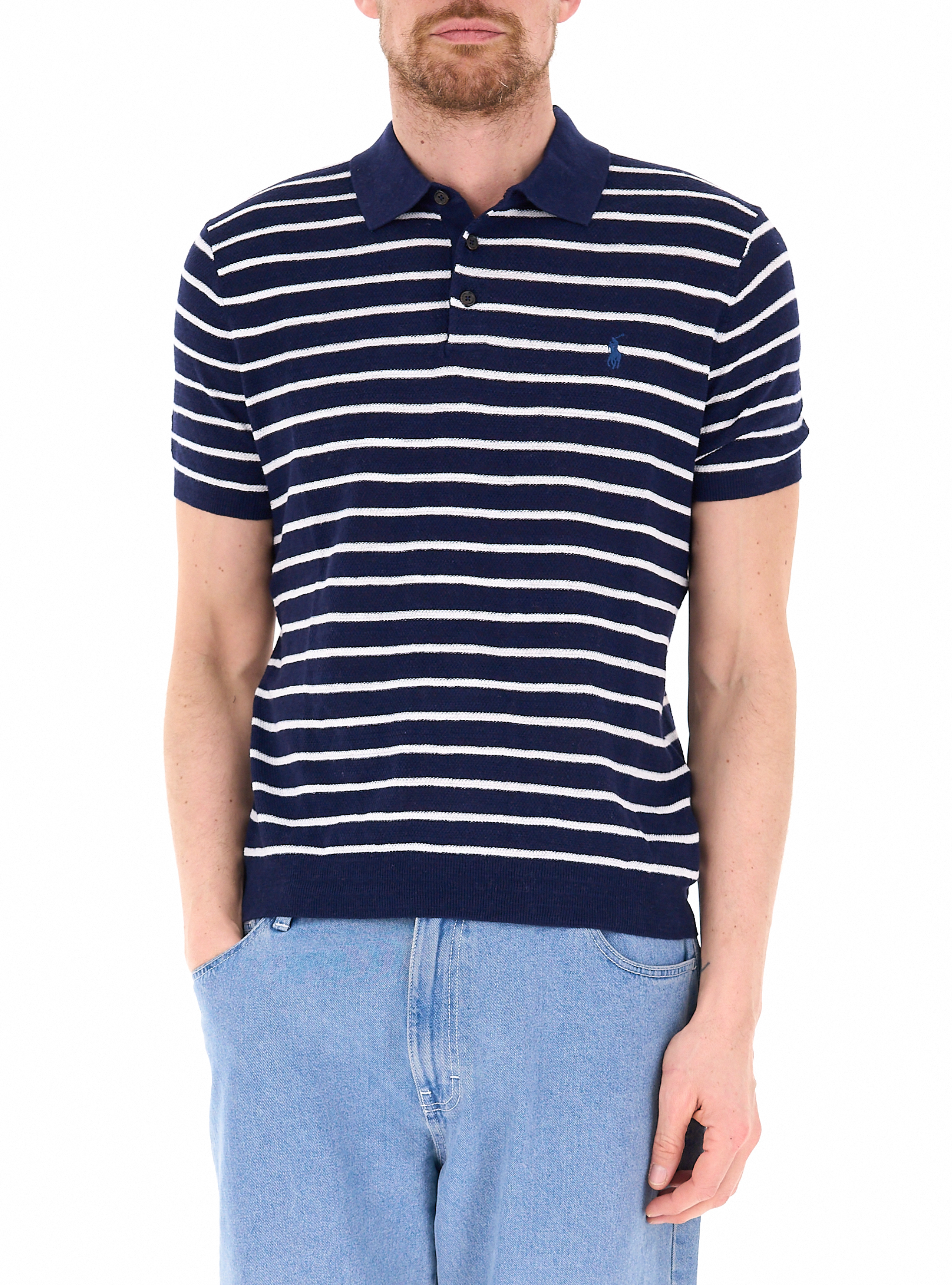 Polo in maglia POLO BLU NOTTE XL