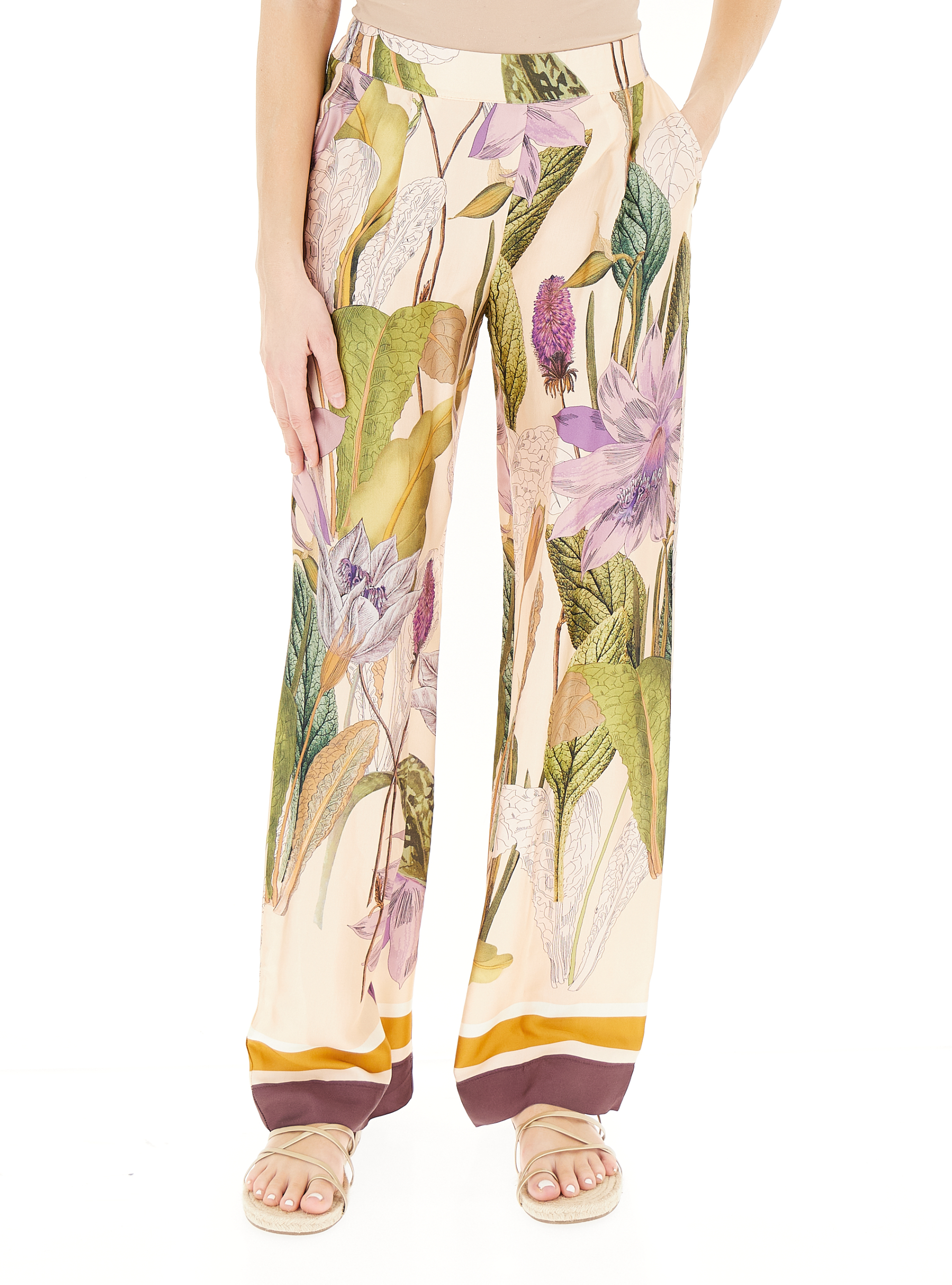 Dixie Pantalone con fantasia BEIGE