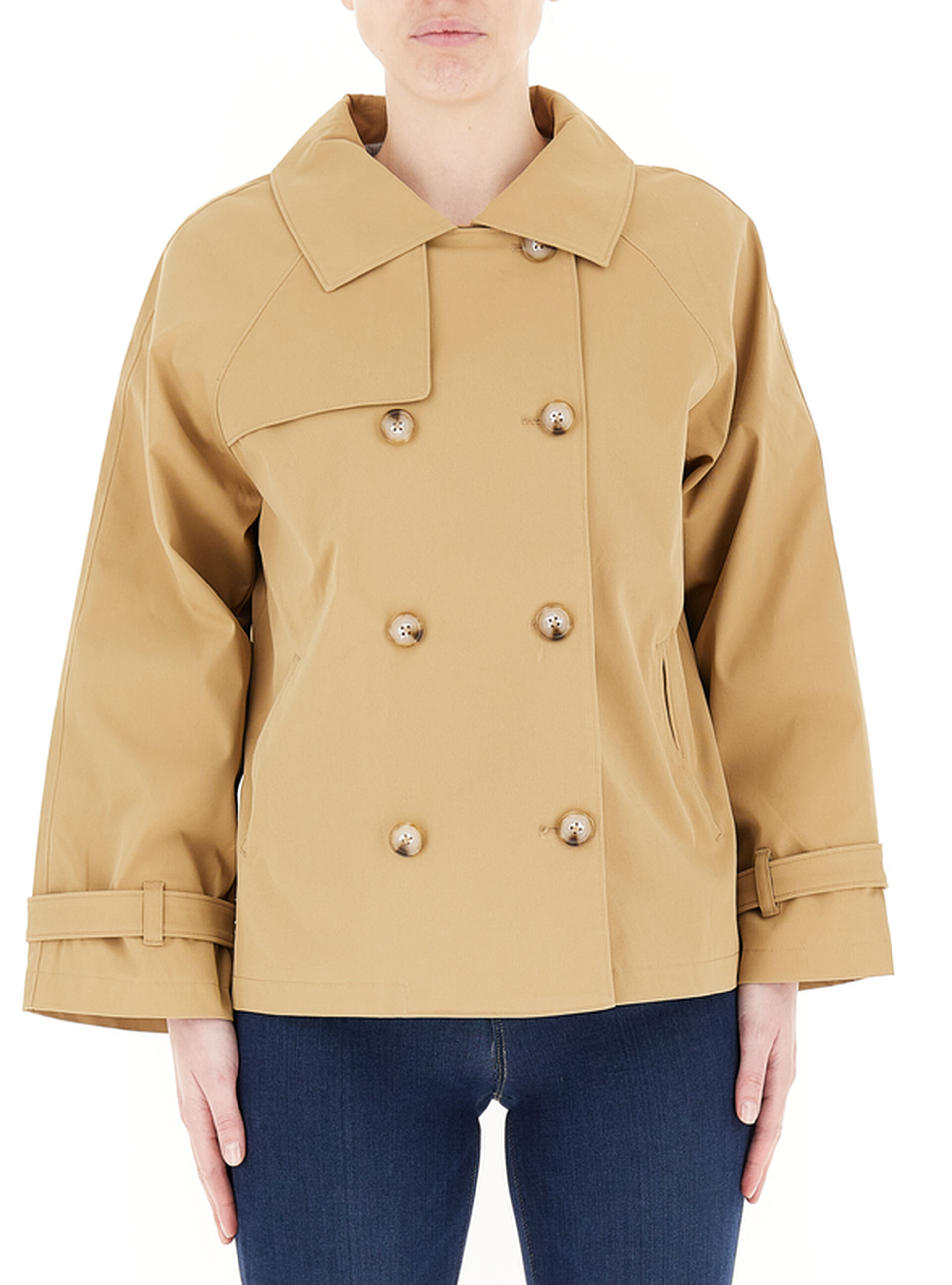 Trench doppiopetto BEIGE