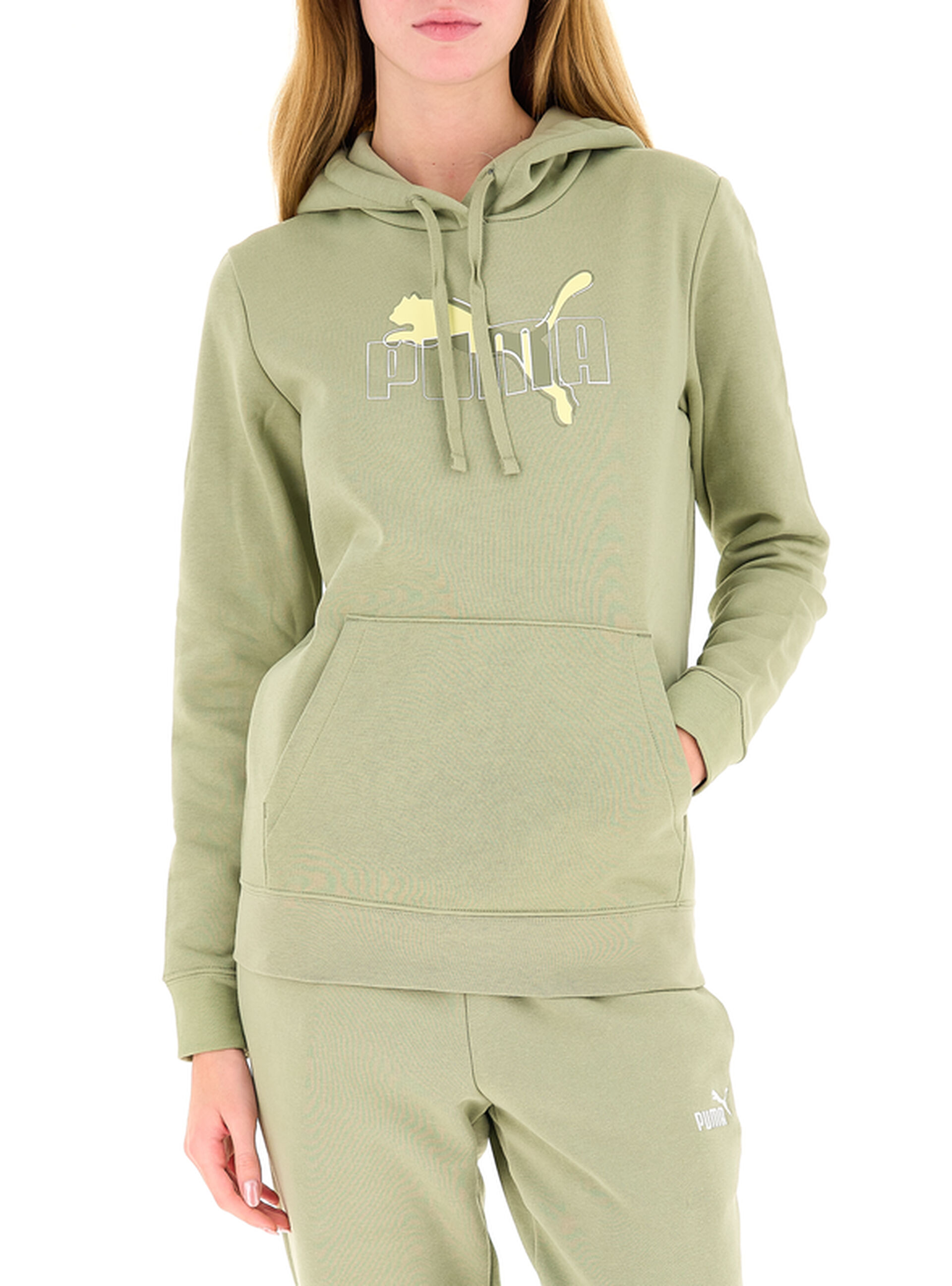 Puma Felpa con cappuccio SALVIA