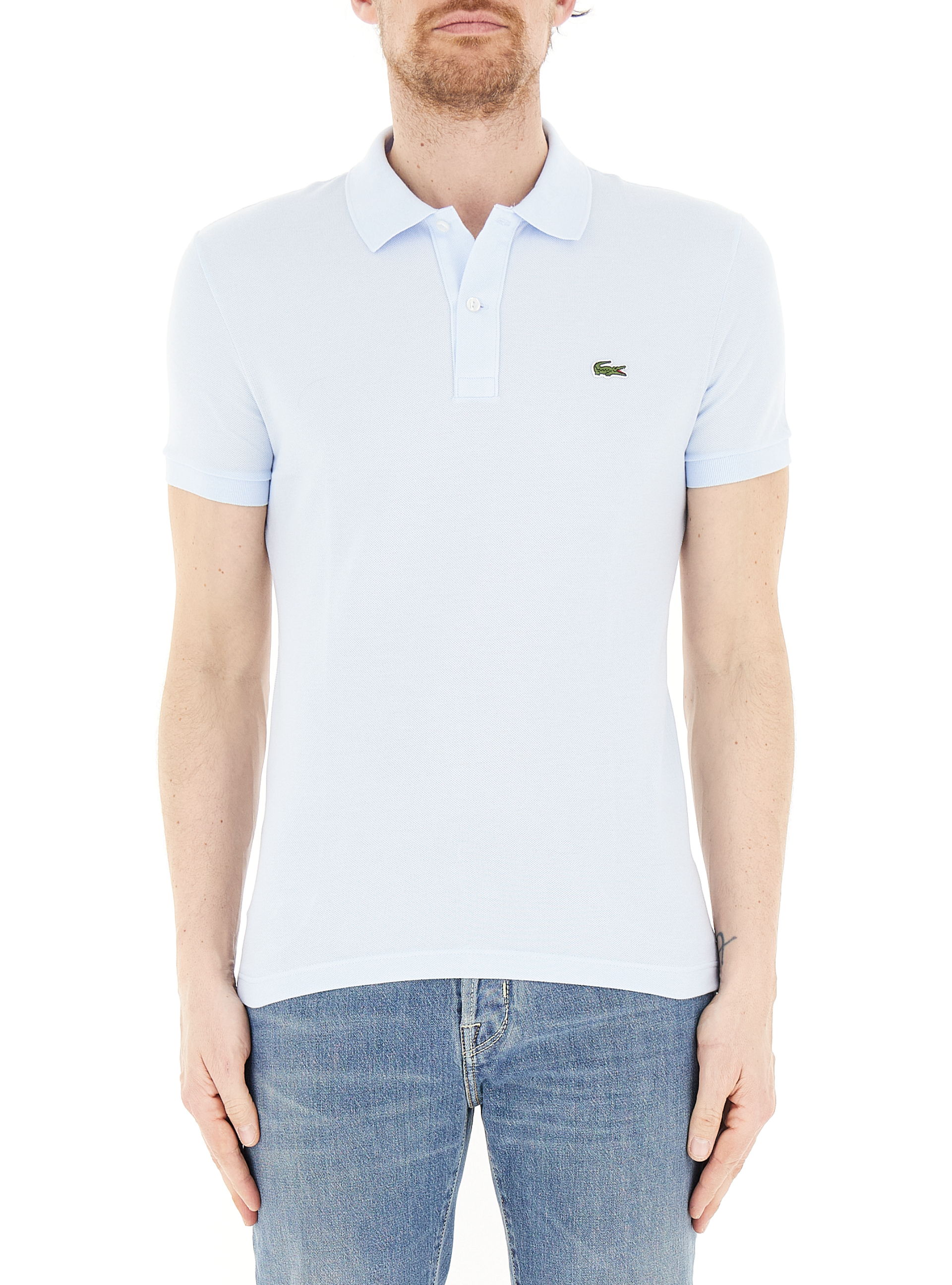 Polo slim fit AZZURRO CHIARO