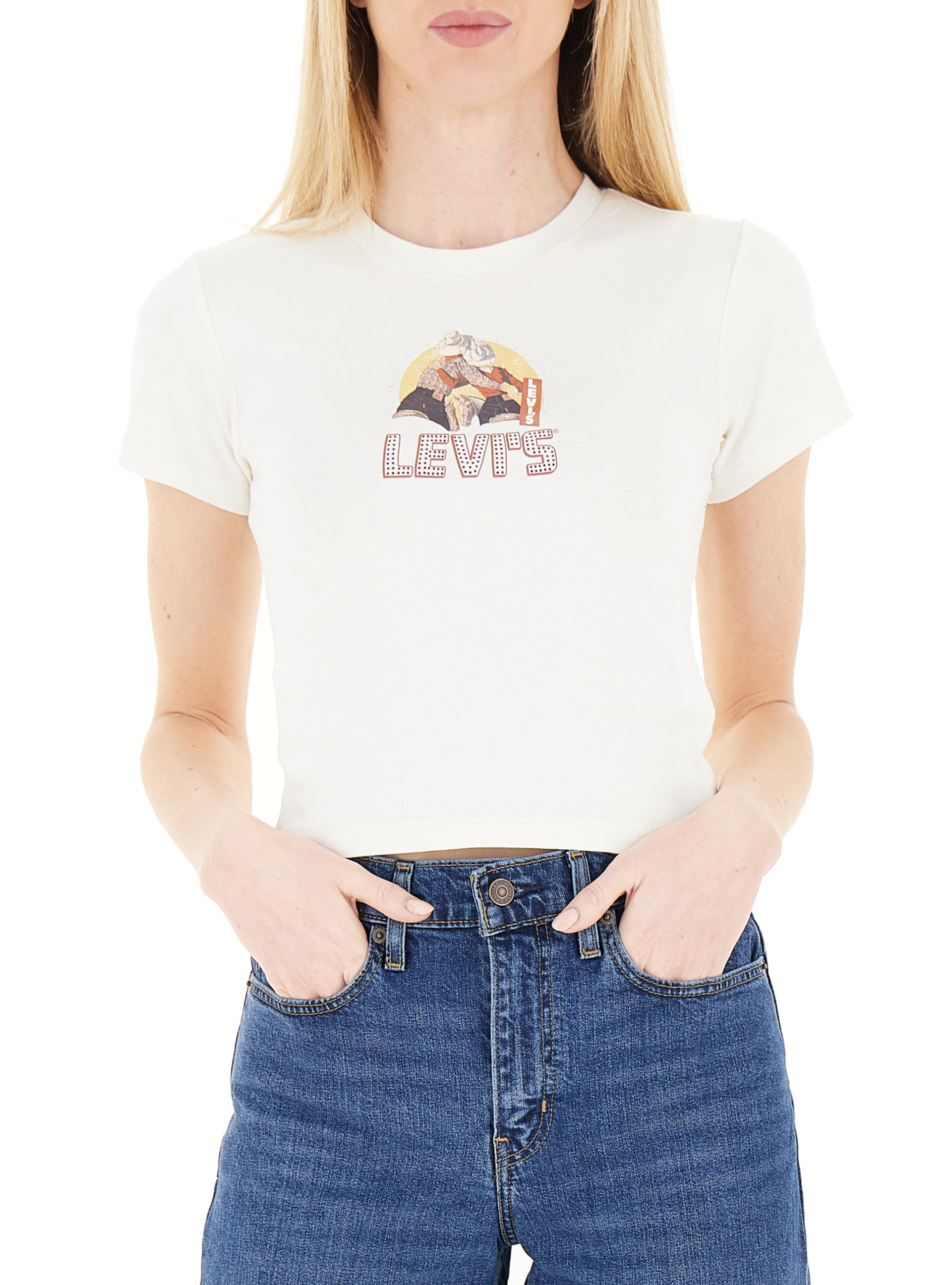 T-shirt cropped LEVI'S PANNA L