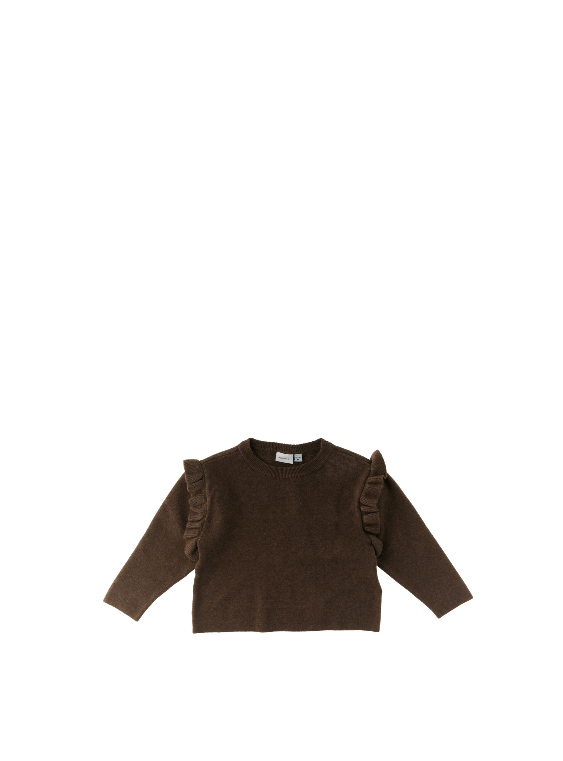 Name it Felpa in maglia MARRONE 98