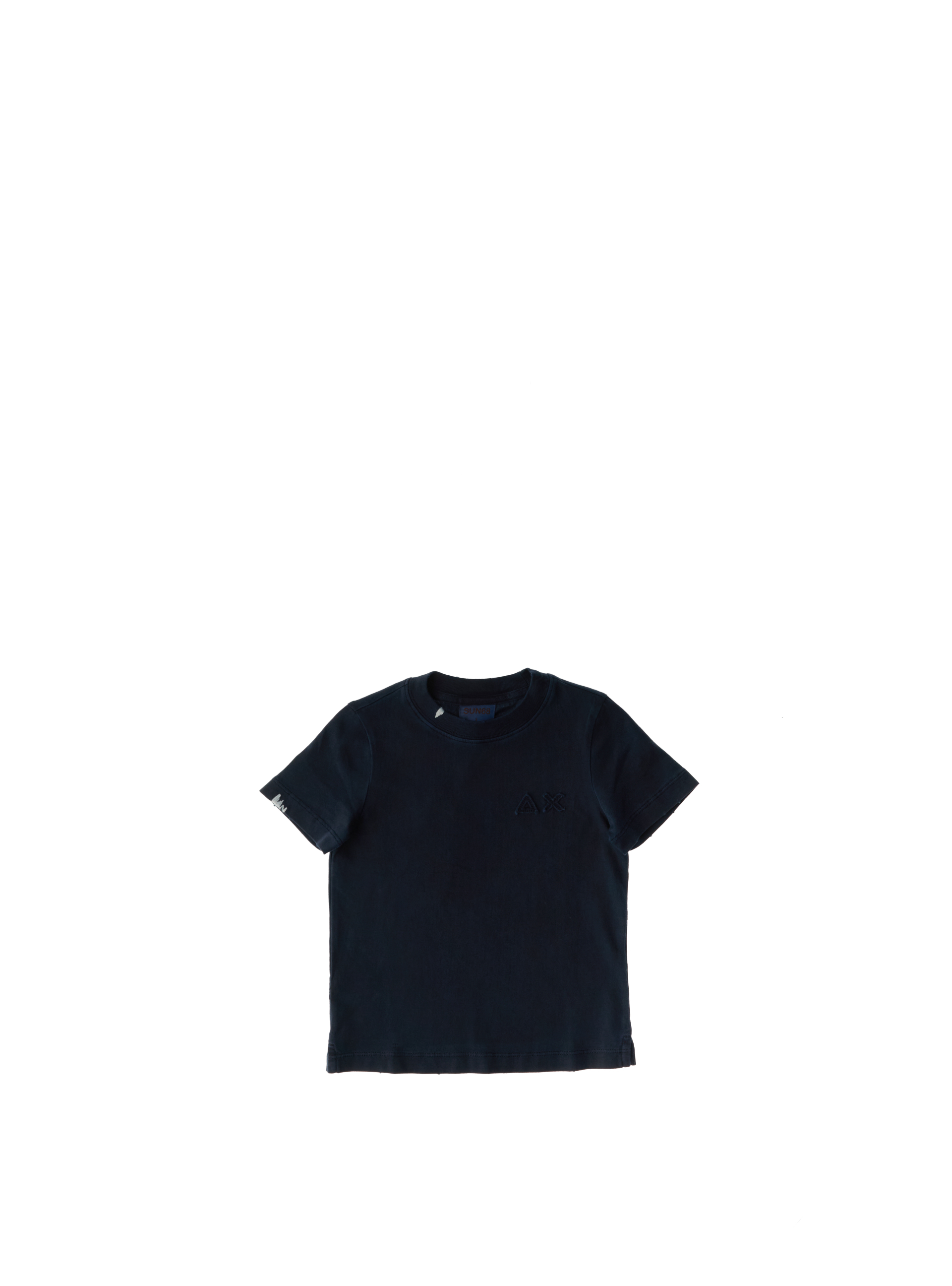 SUN68 T-shirt girocollo BLU NOTTE