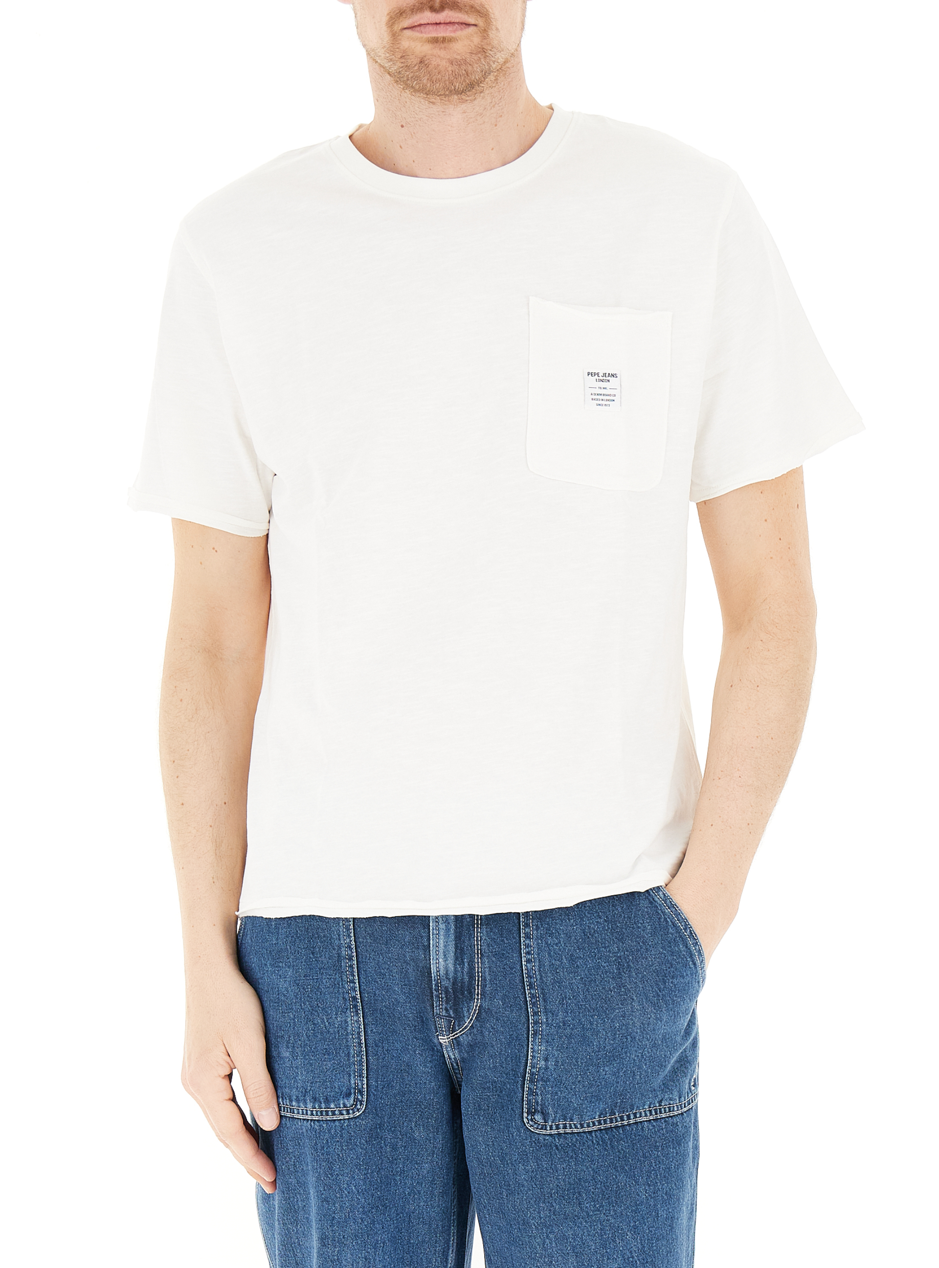 T-shirt girocollo BIANCO XXL