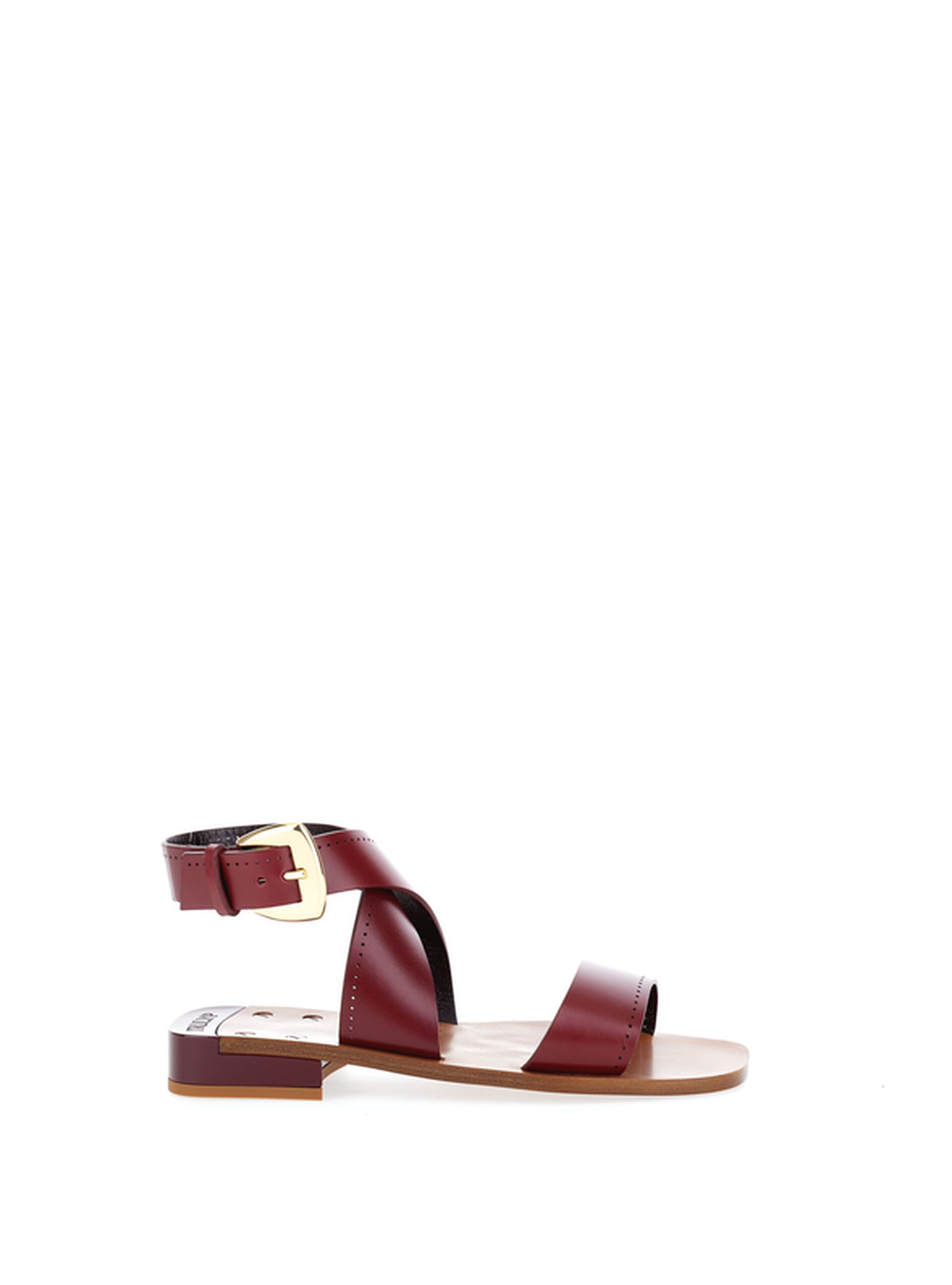 TRULYP Sandali in pelle ROSSO