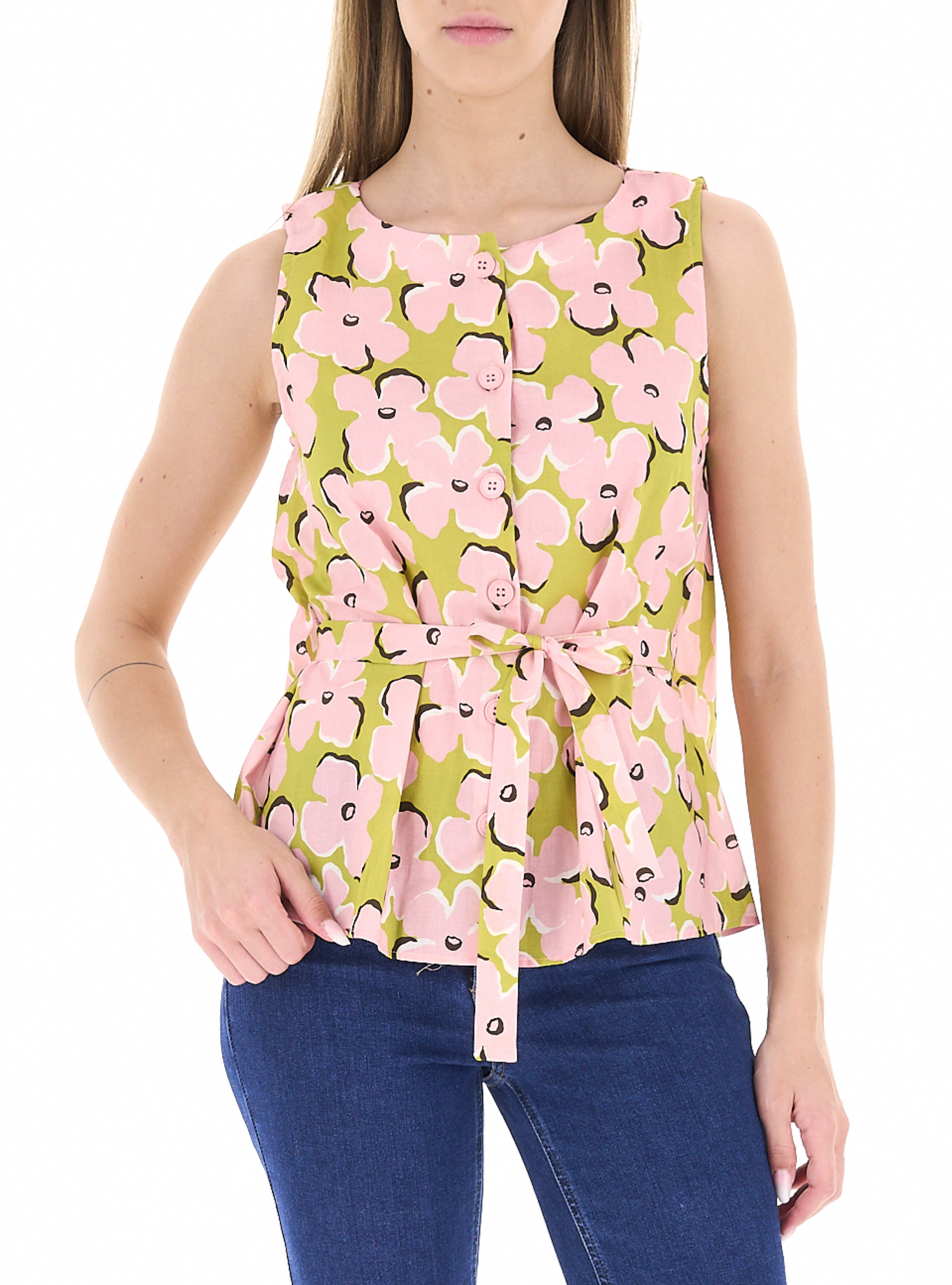 Camicia smanicata ROSA