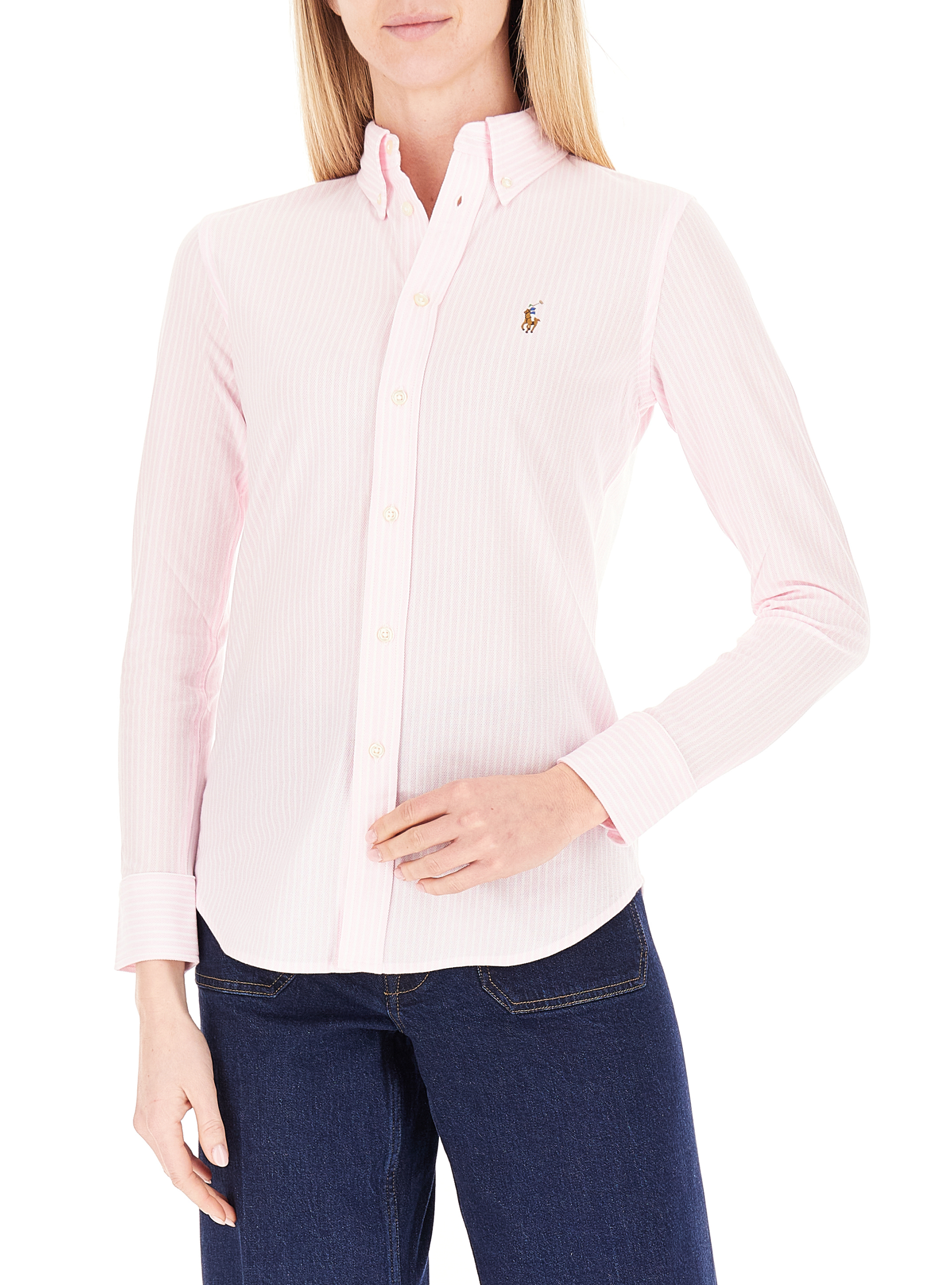 Camicia a righe POLO ROSA