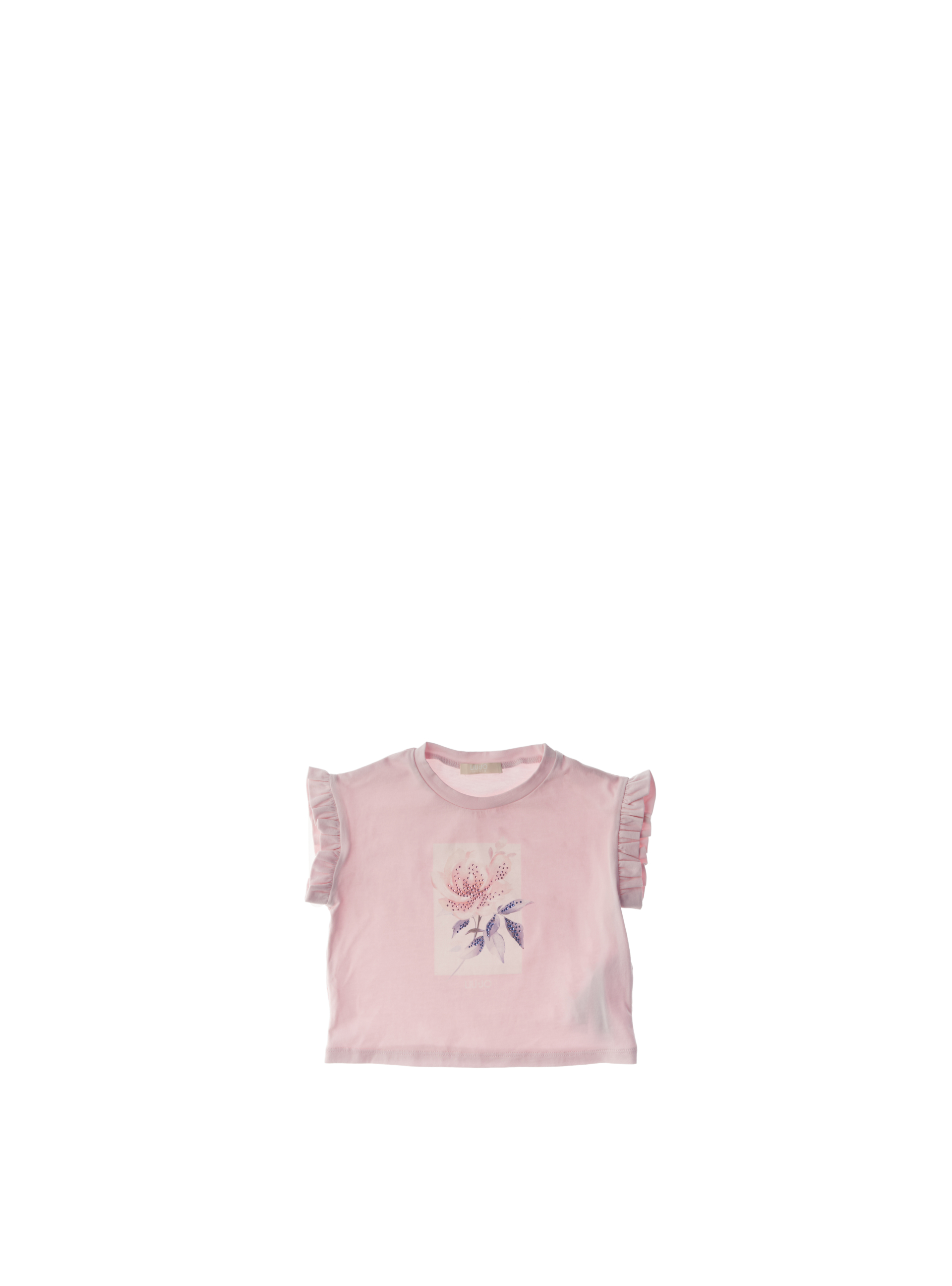 T-shirt girocollo BABY ROSA 7A