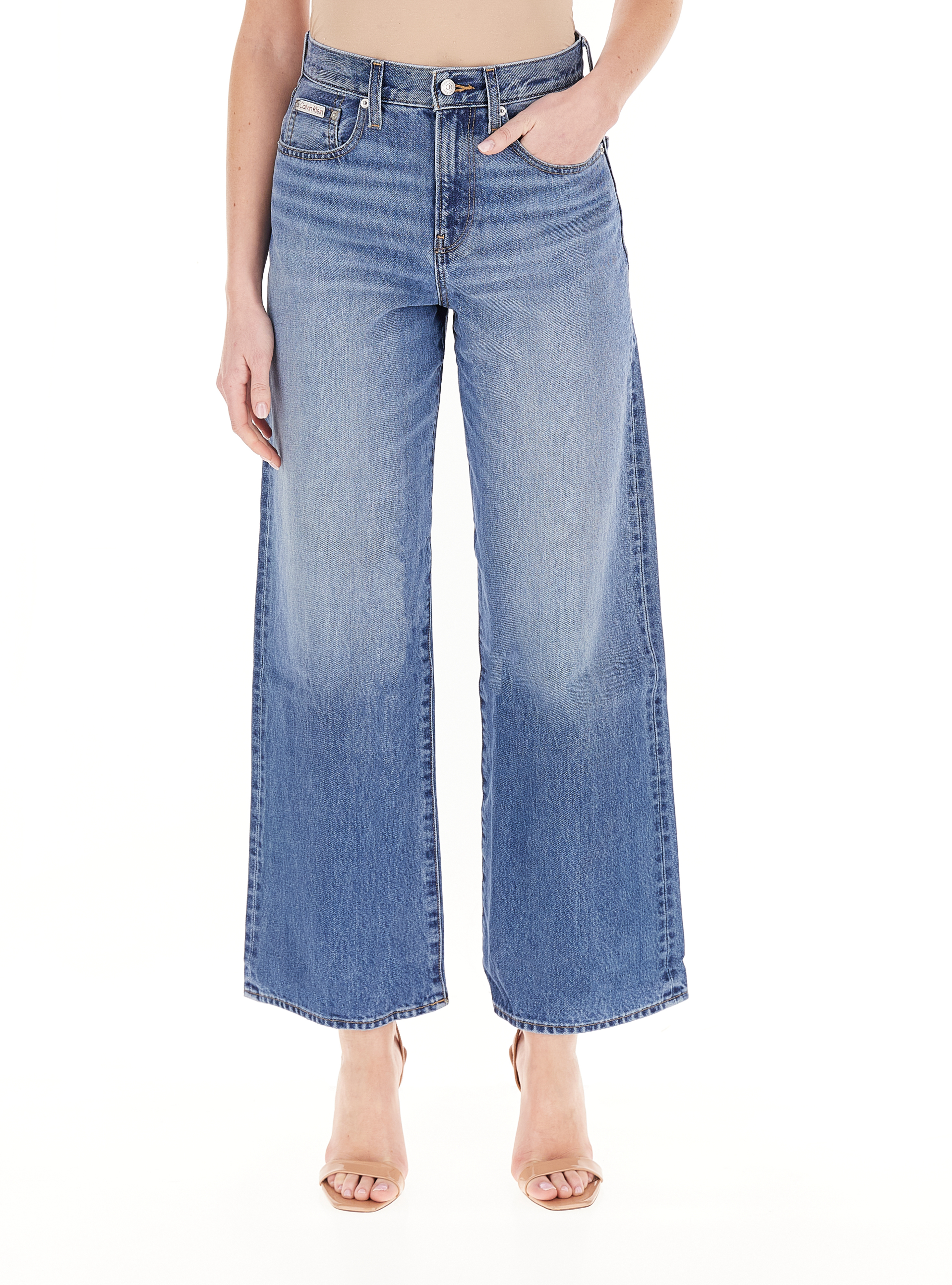 Calvin Klein Jeans wide leg BLU