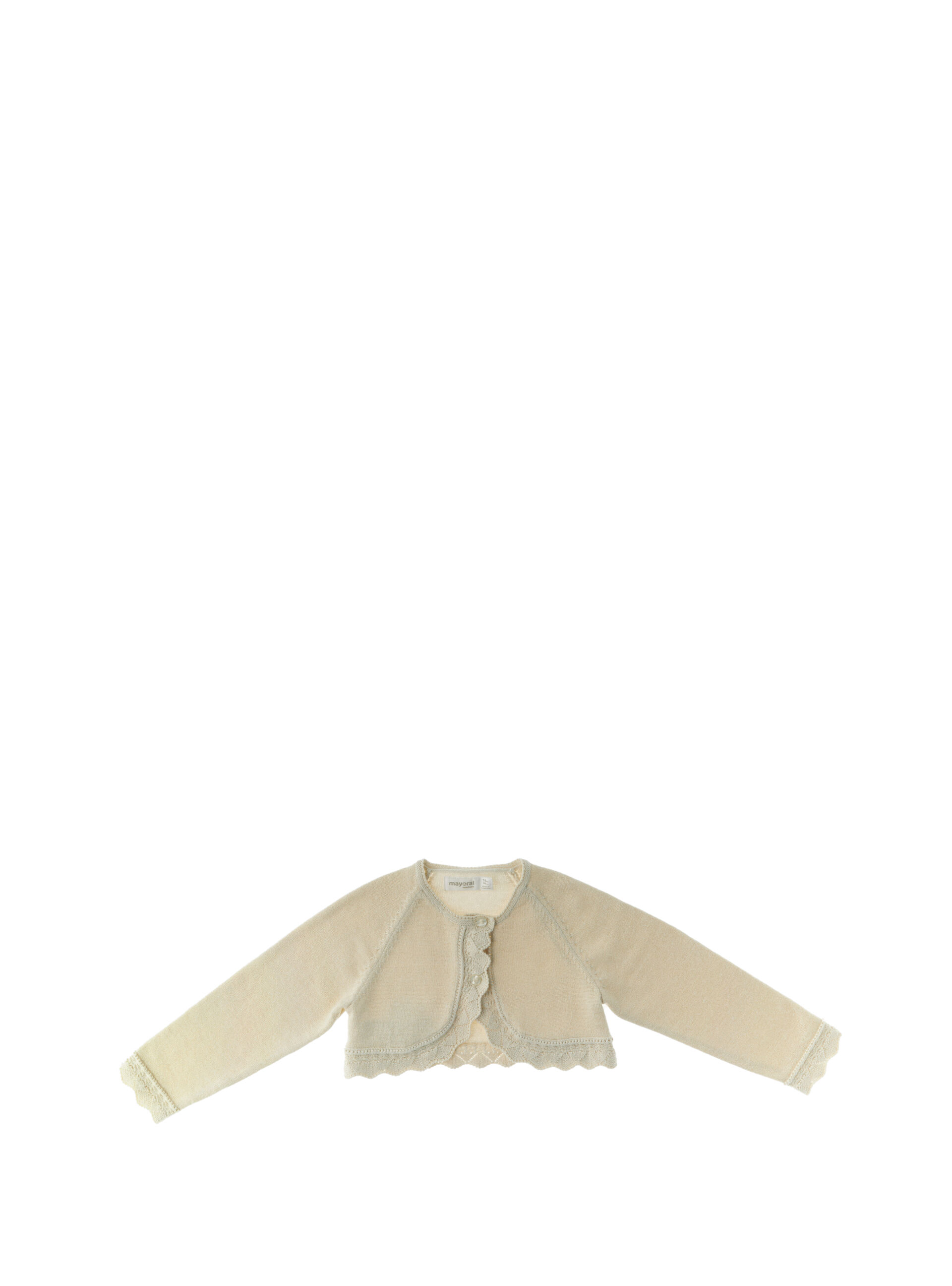 Cardigan misto cotone AVORIO