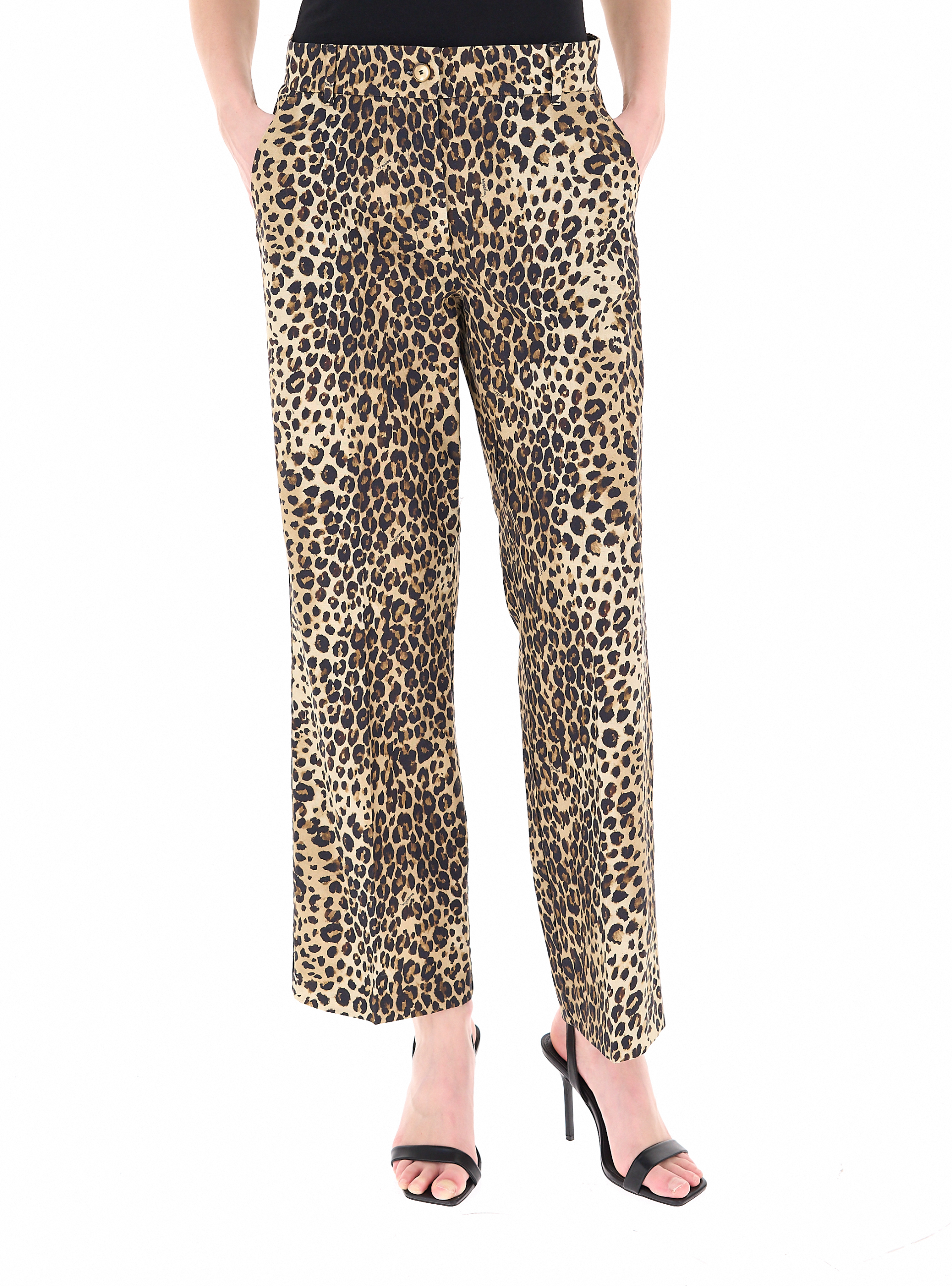 Pantalone misto lino BEIGE 46