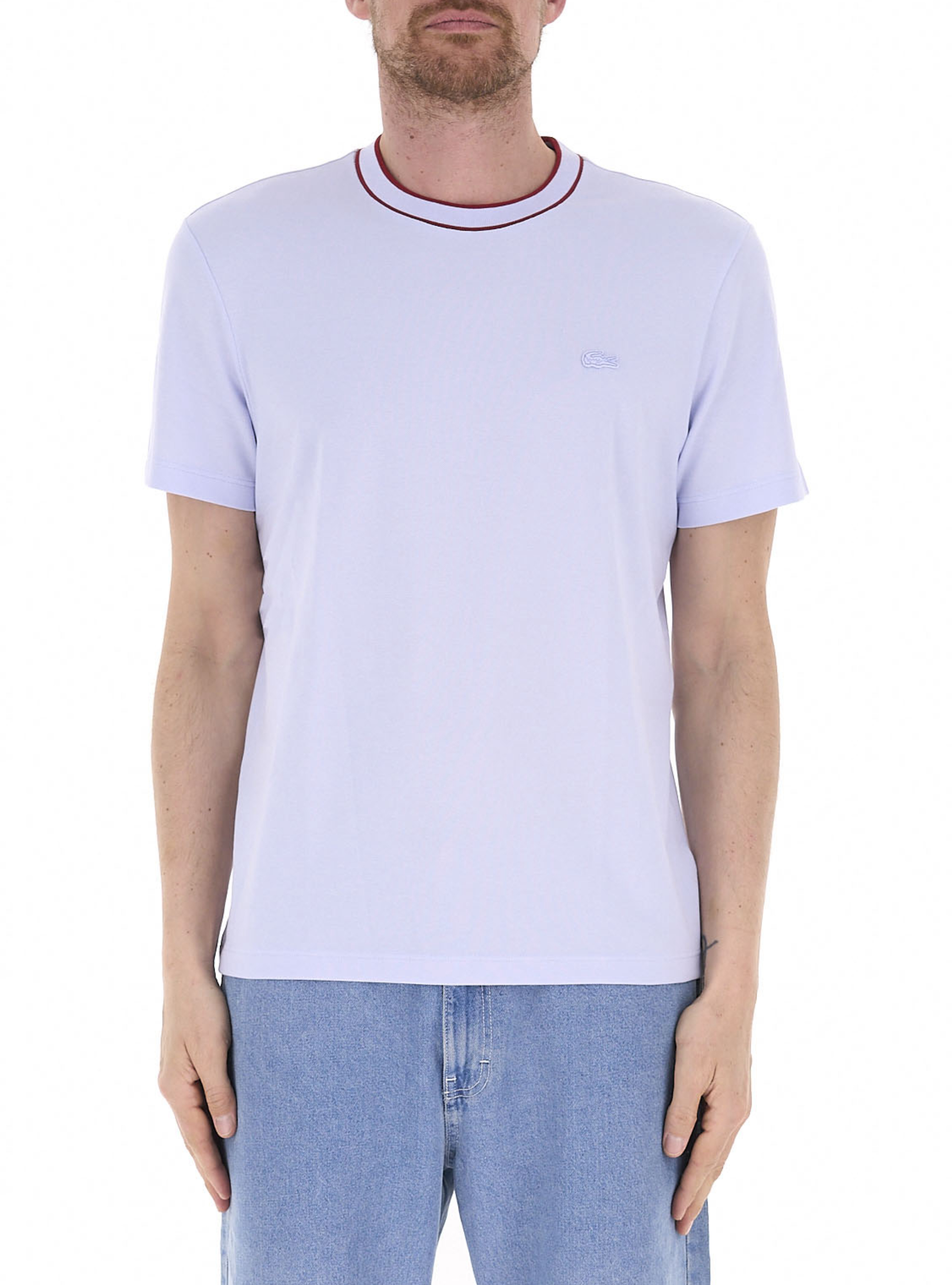 T-shirt girocollo AZZURRO OXFORD