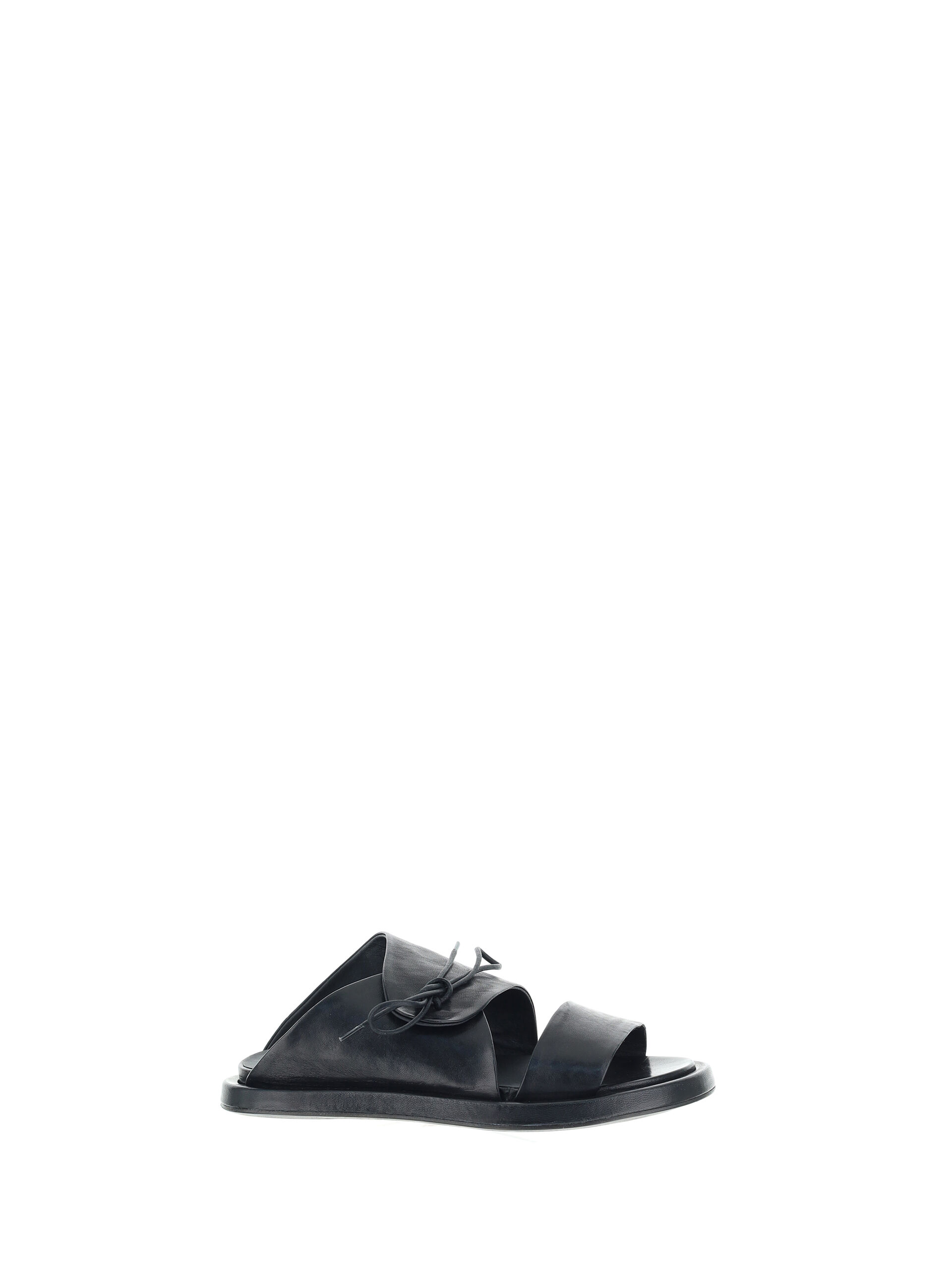 Ciabatte in pelle NERO 40