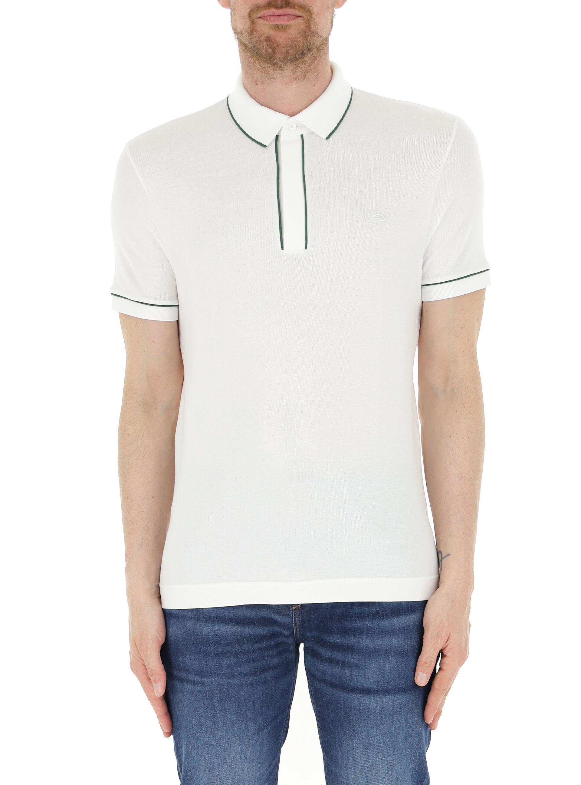 Lacoste Polo in cotone BIANCO